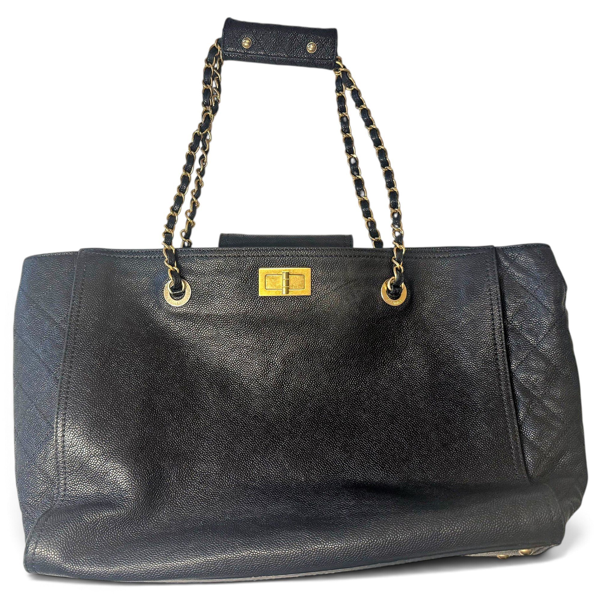 2.55 leather tote