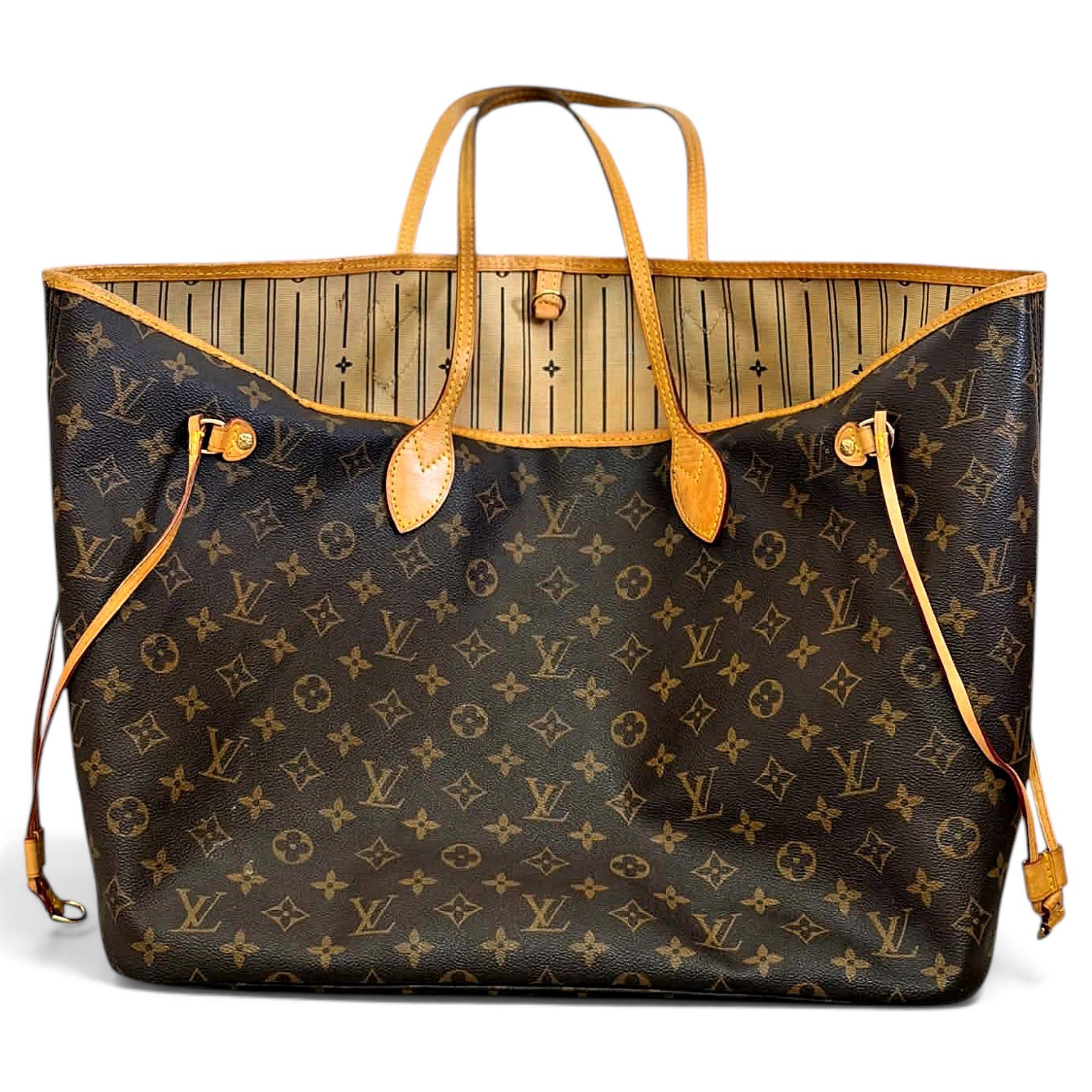 Neverfull leather tote