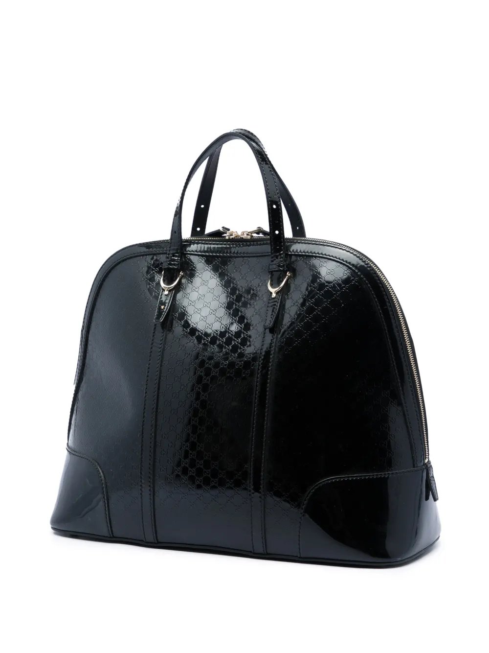 2016-2026 Large Microguccissima Patent Nice Dome Top Handle Bag tote bag