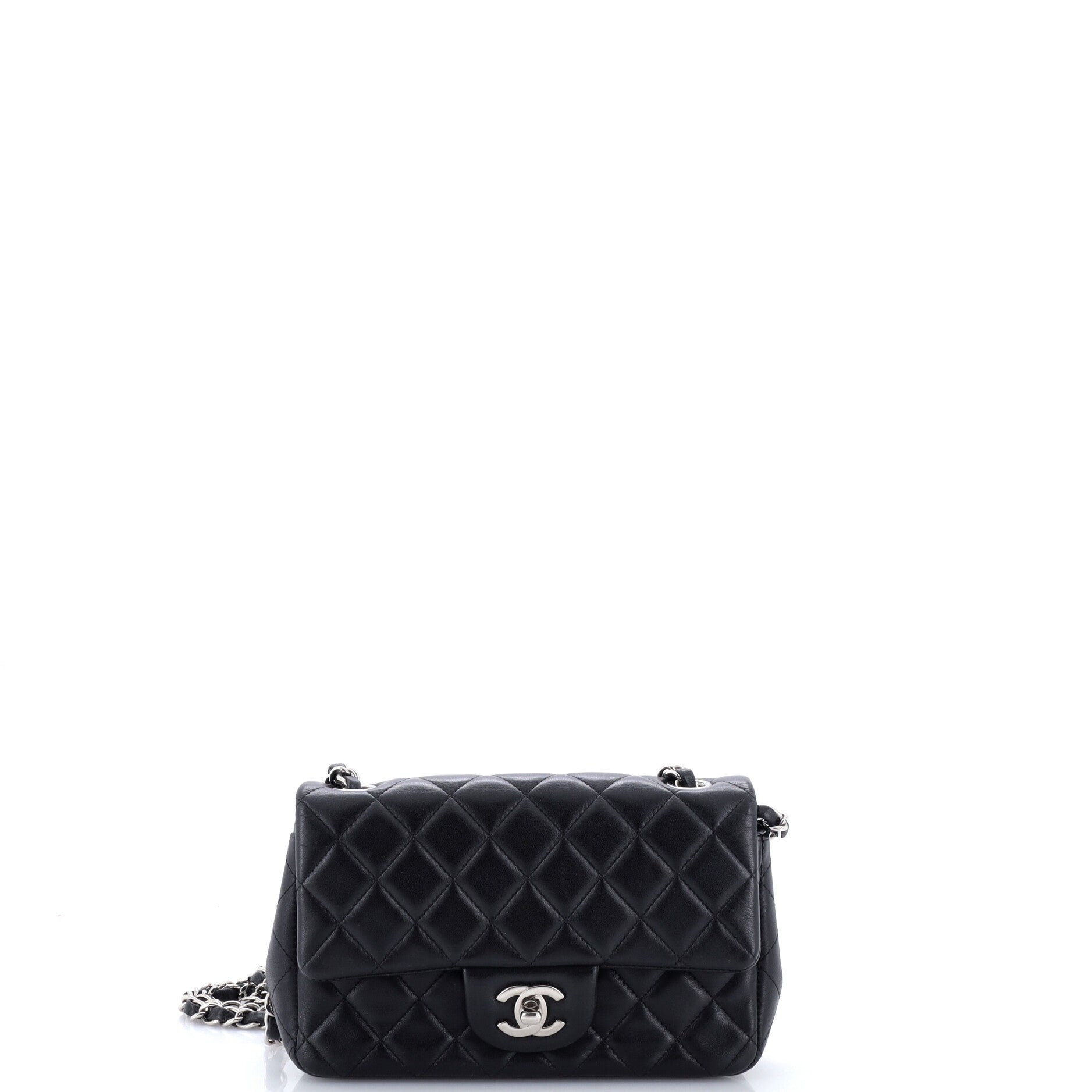 Classic Single Flap Bag Quilted Lambskin Mini