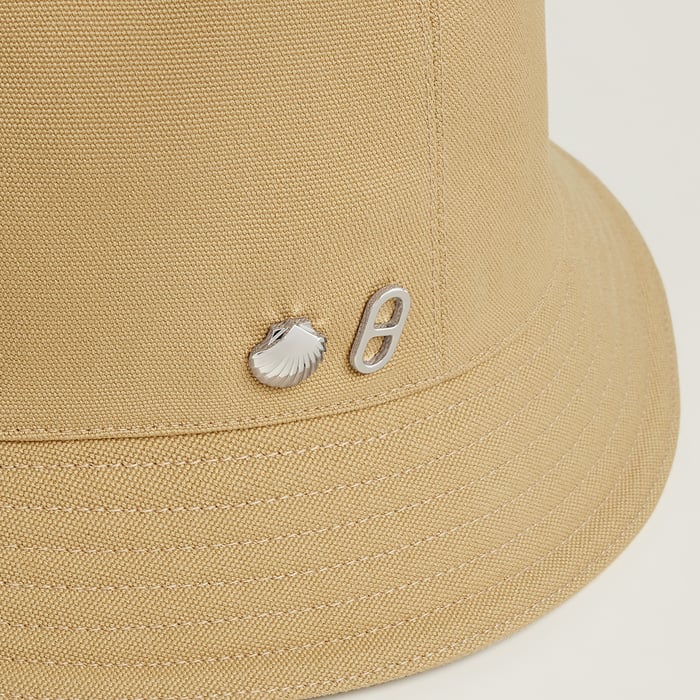 Beige Albâtre Calvi Seashell Bucket Hat