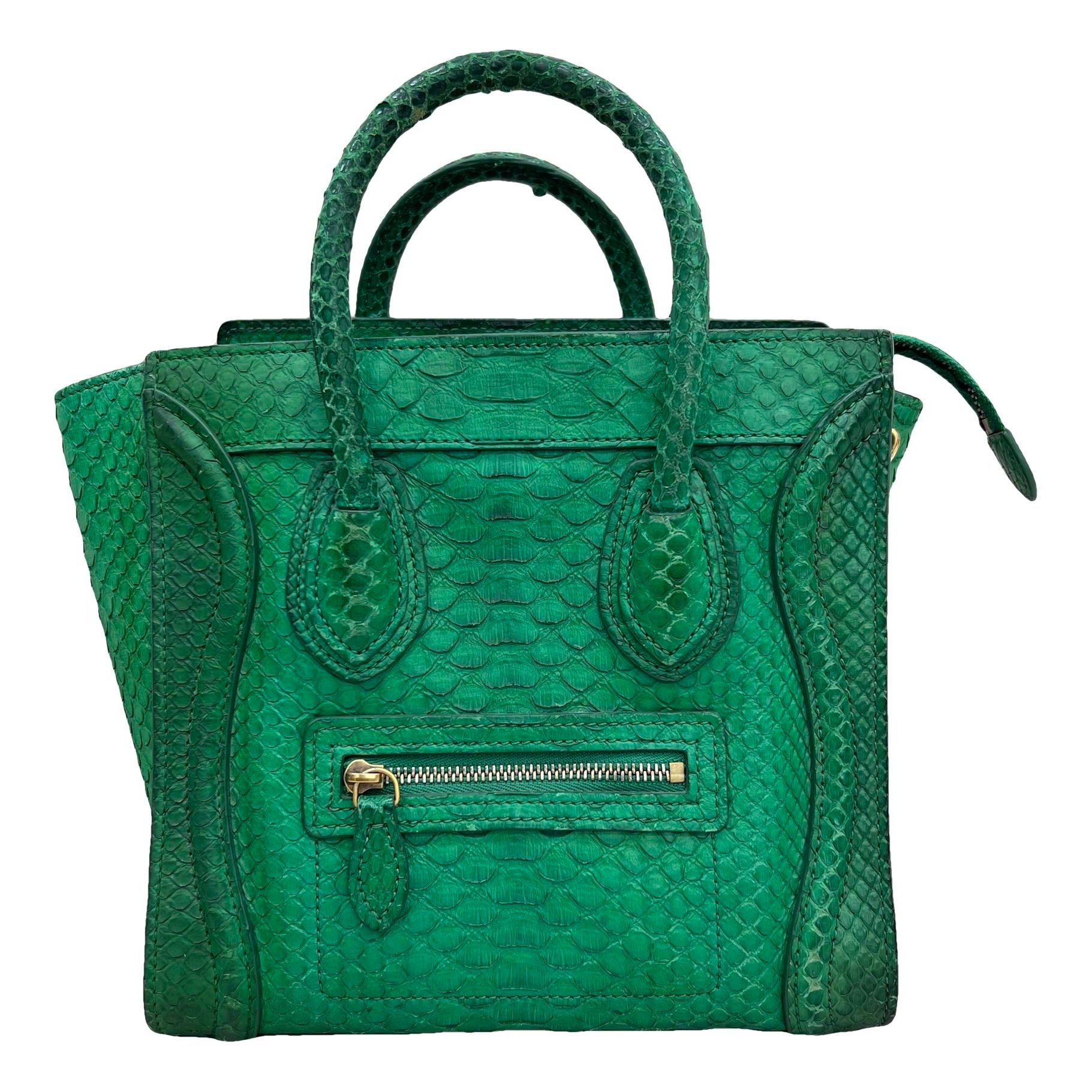 Luggage leather handbag