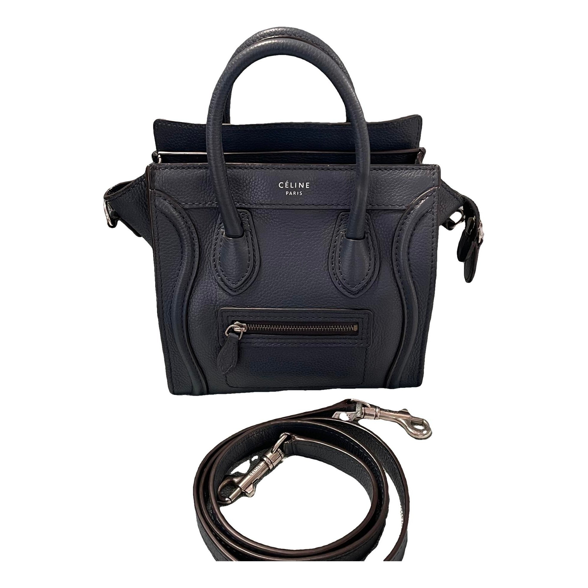 Nano Luggage leather handbag