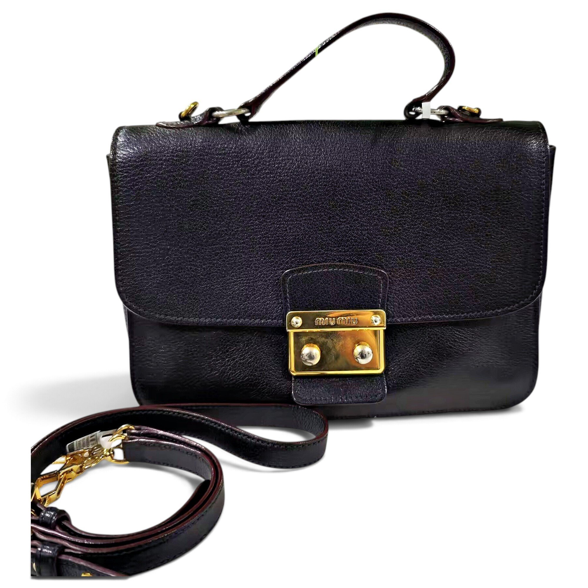 Leather handbag