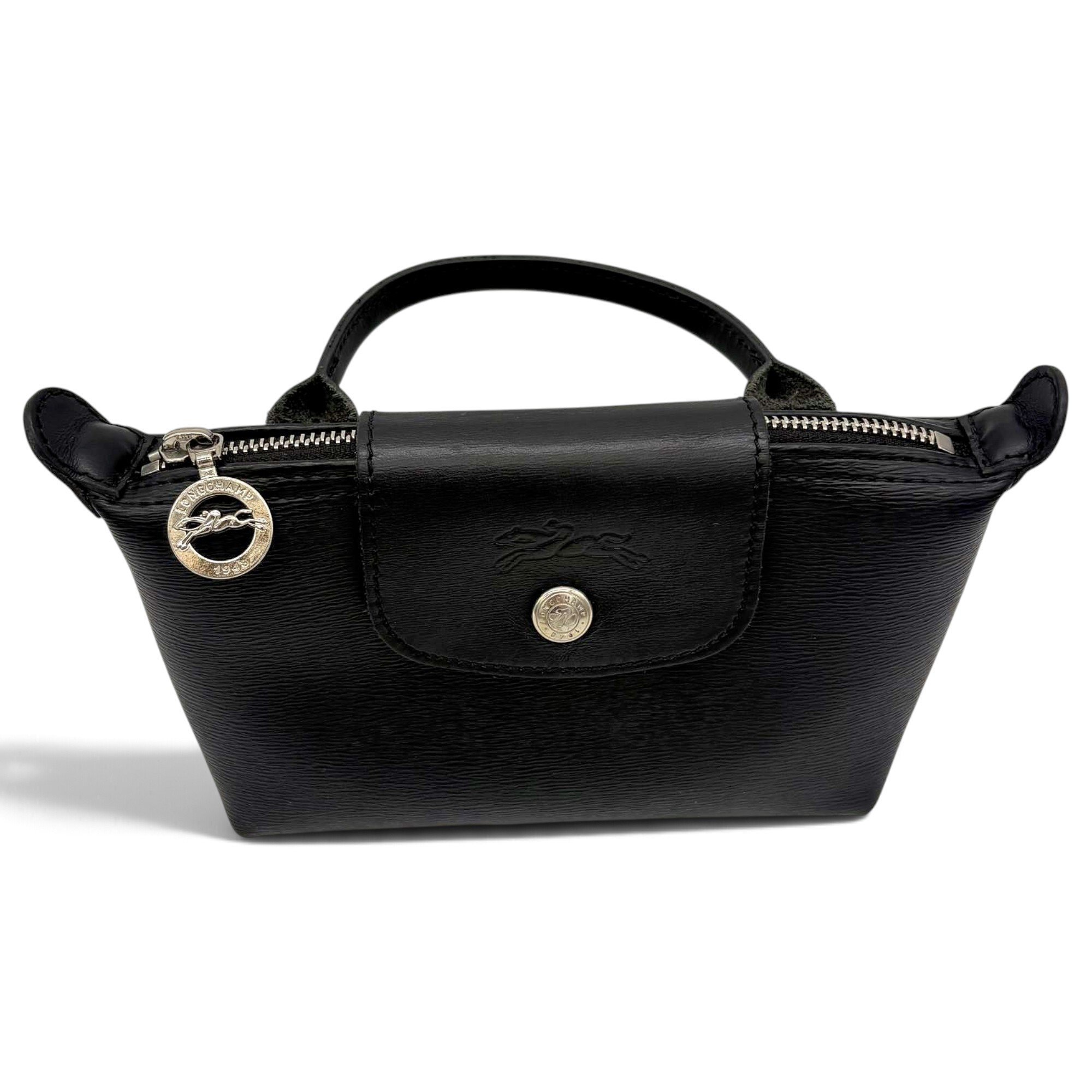 Pliage leather handbag