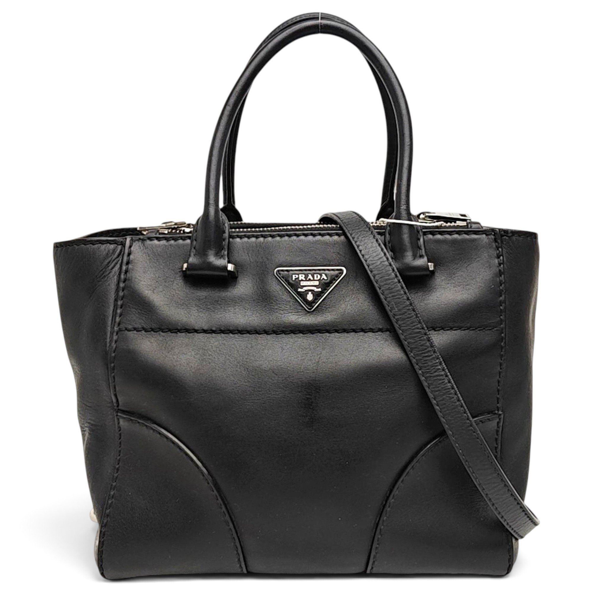 Leather handbag