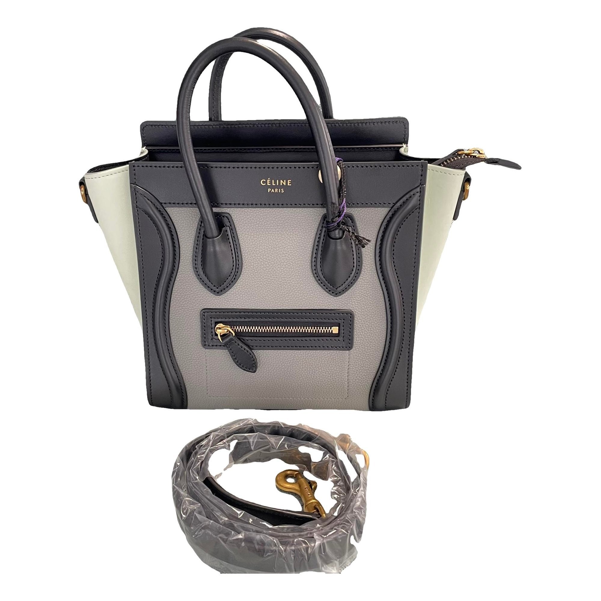 Nano Luggage leather handbag