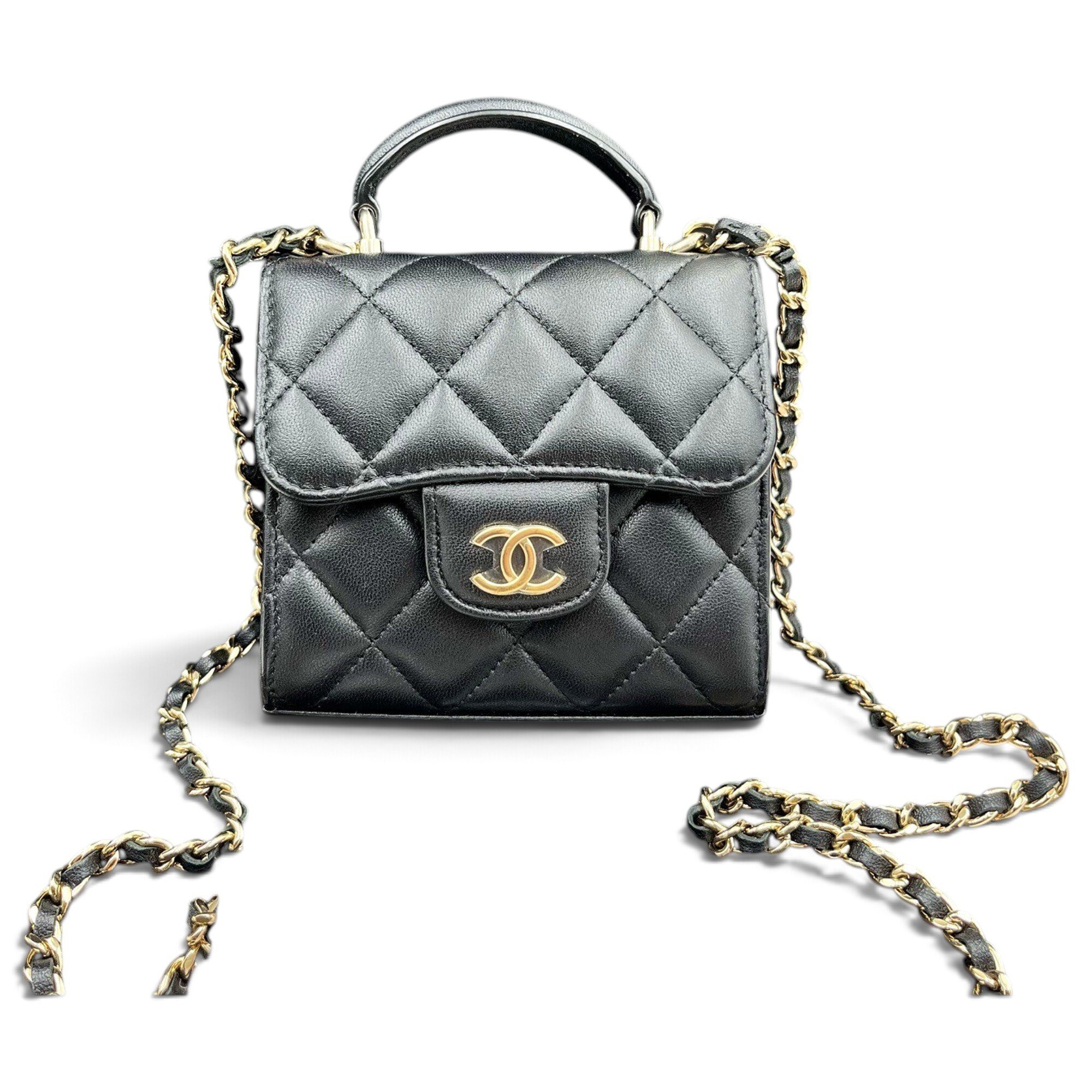 Leather handbag