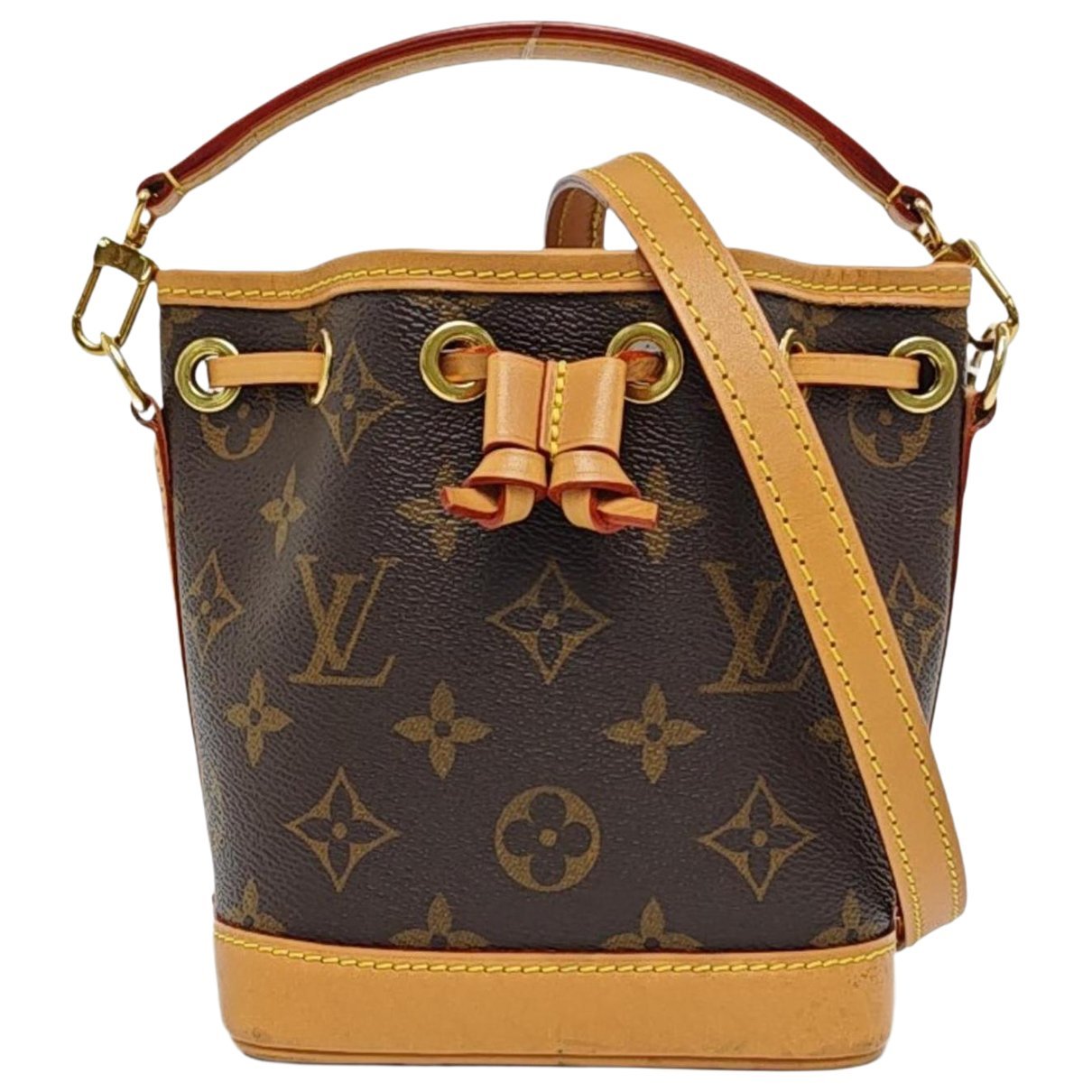 Nano Noé leather handbag