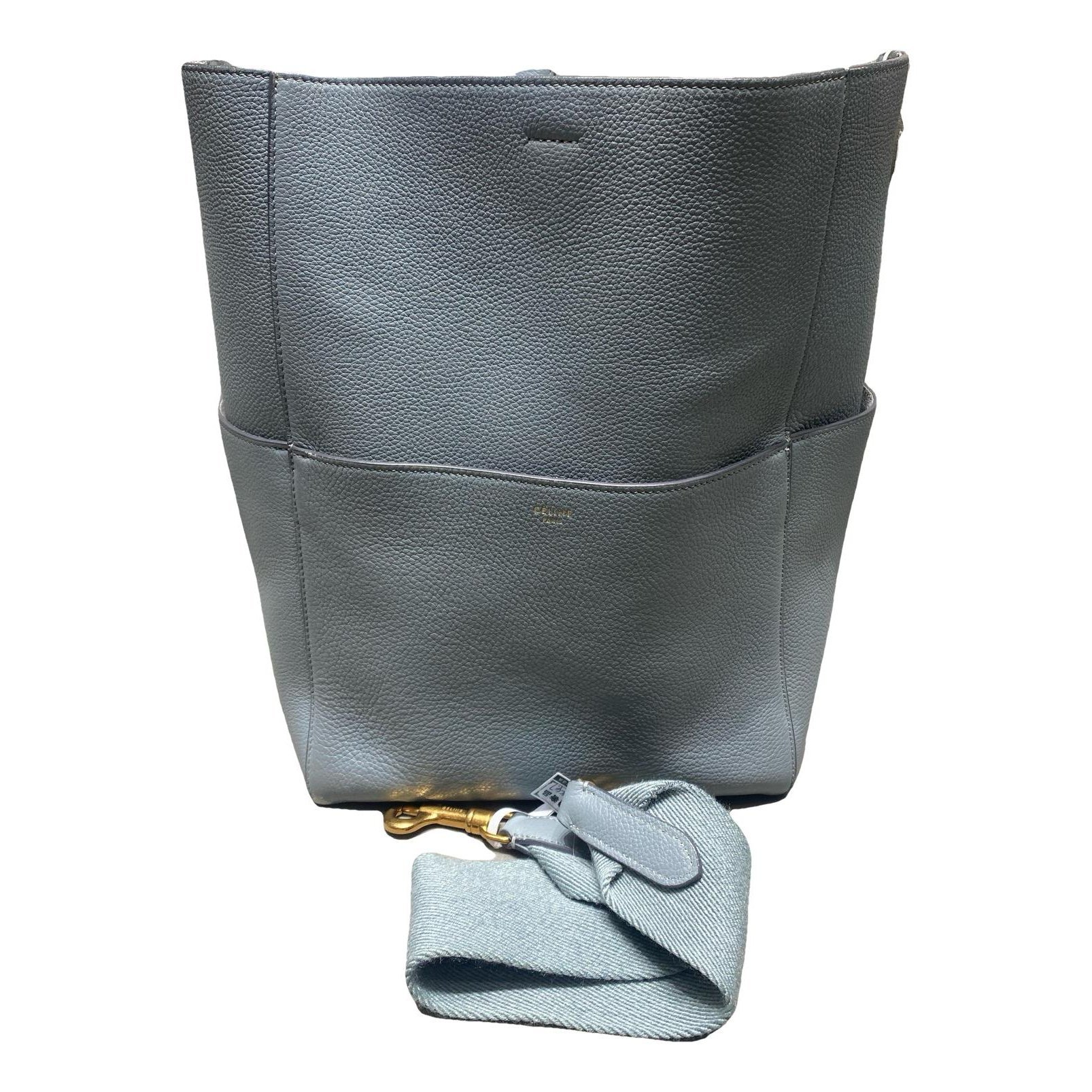 Seau Sangle leather tote