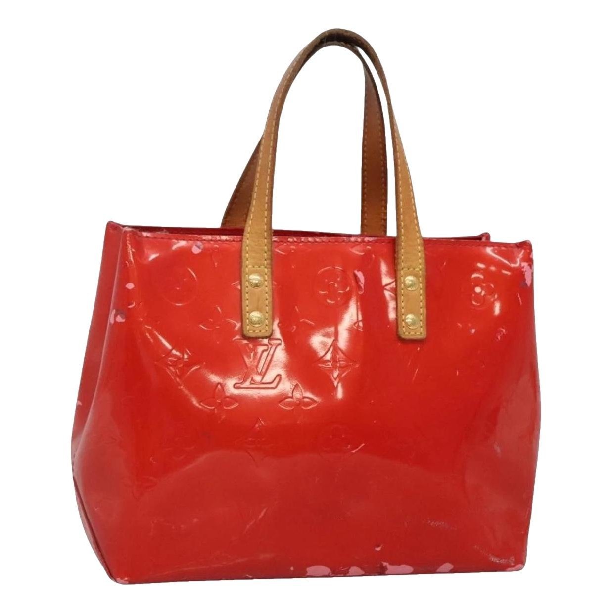Patent leather handbag