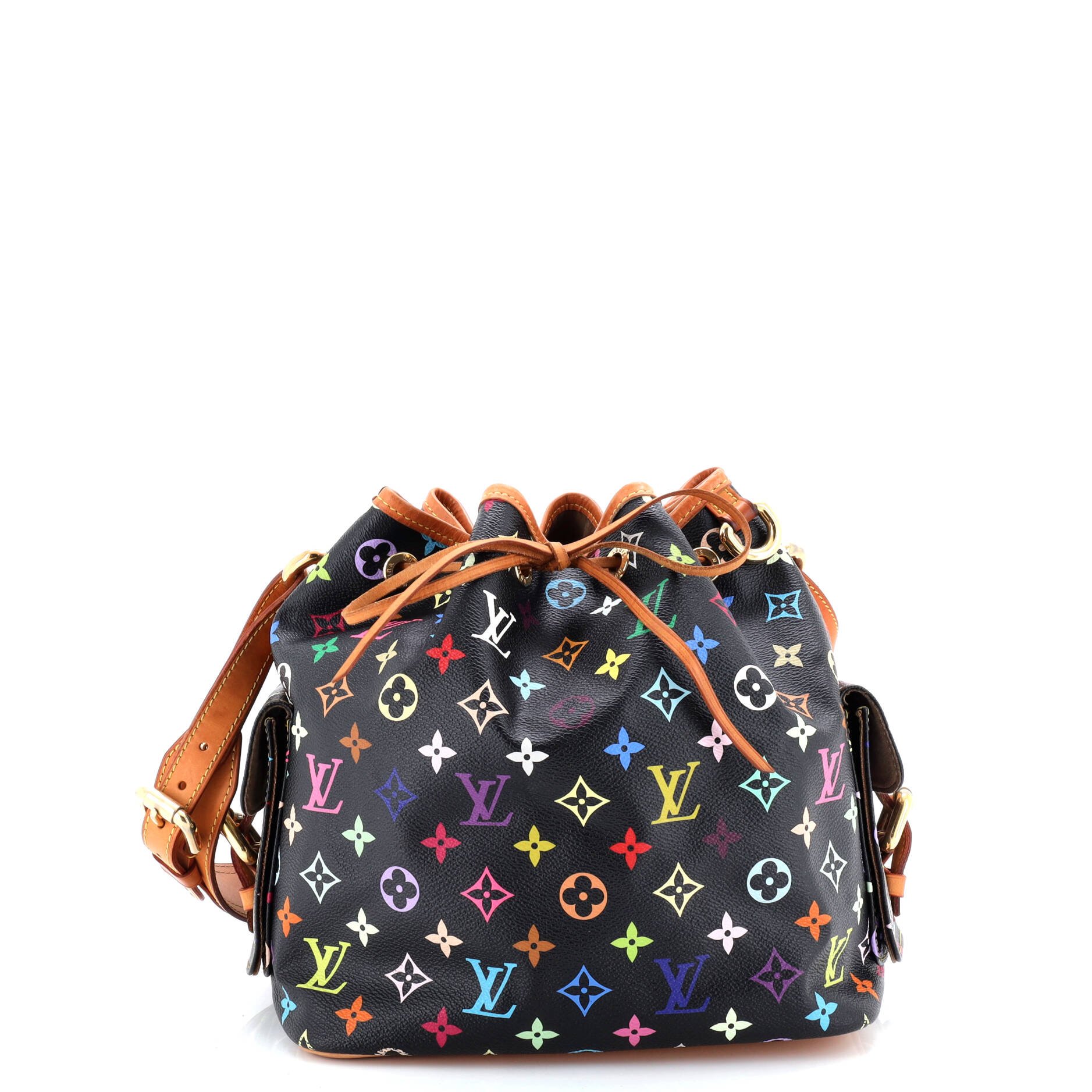 Louis Vuitton Petit Noe Handbag Monogram Multicolor