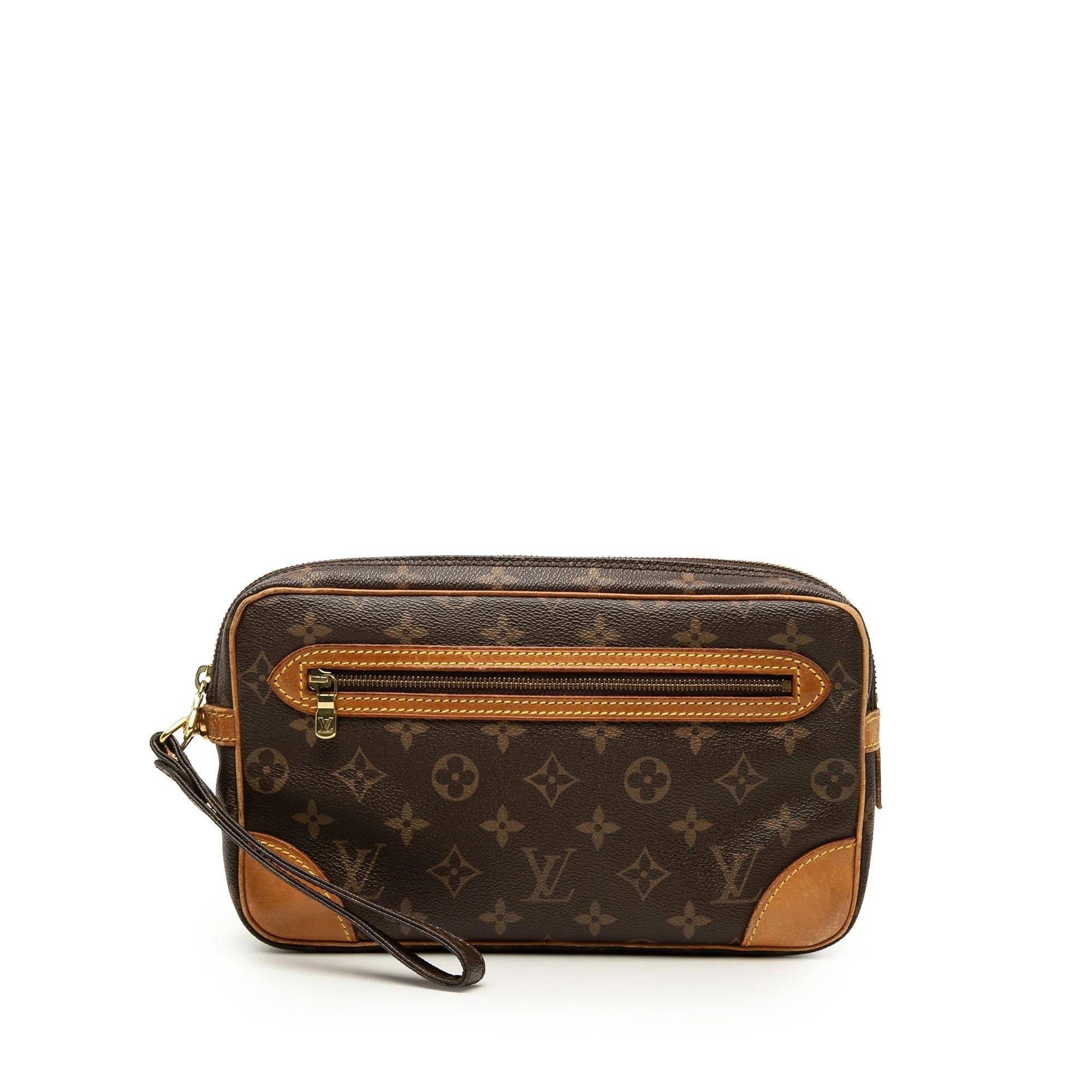 Marly Dragonne leather clutch bag