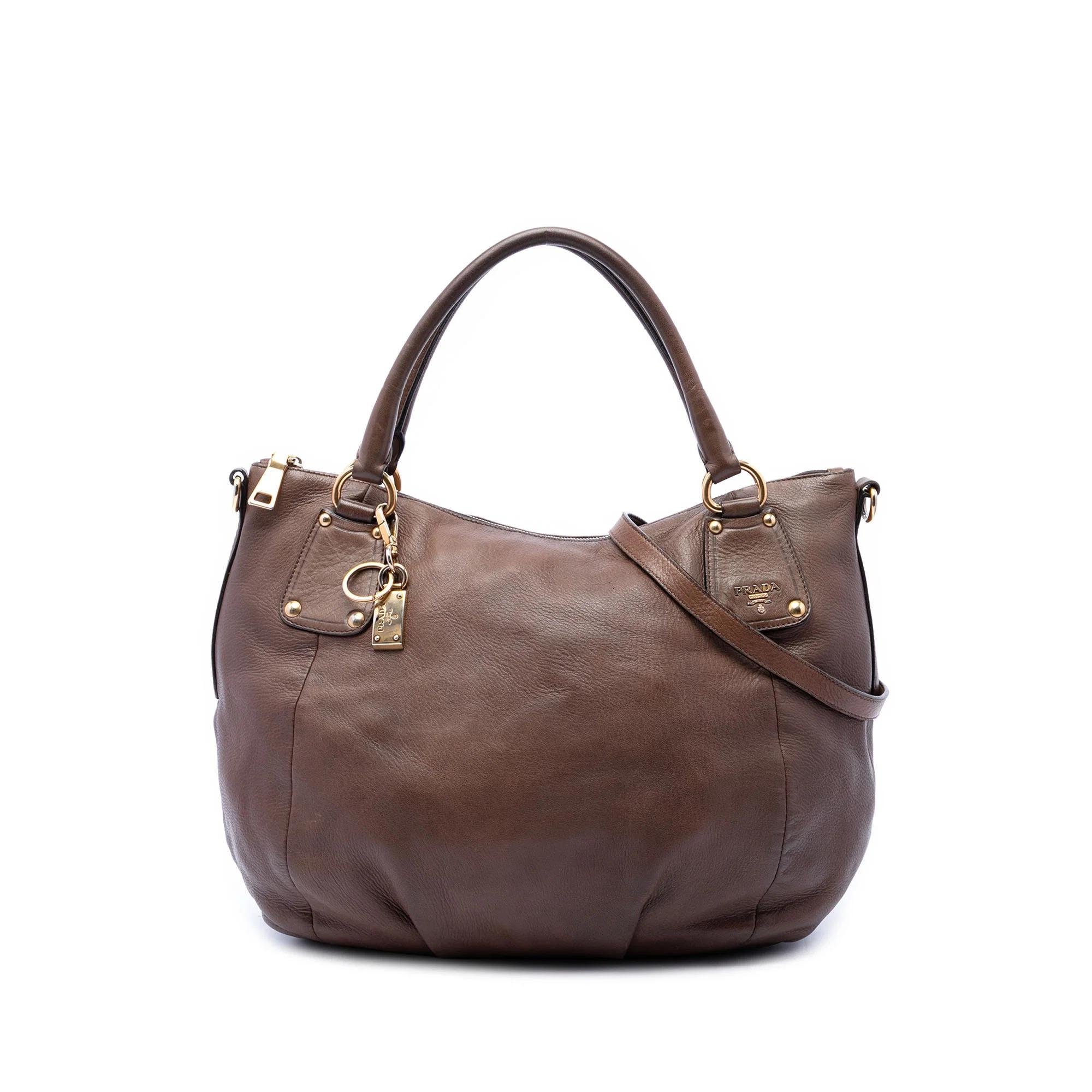 Leather tote