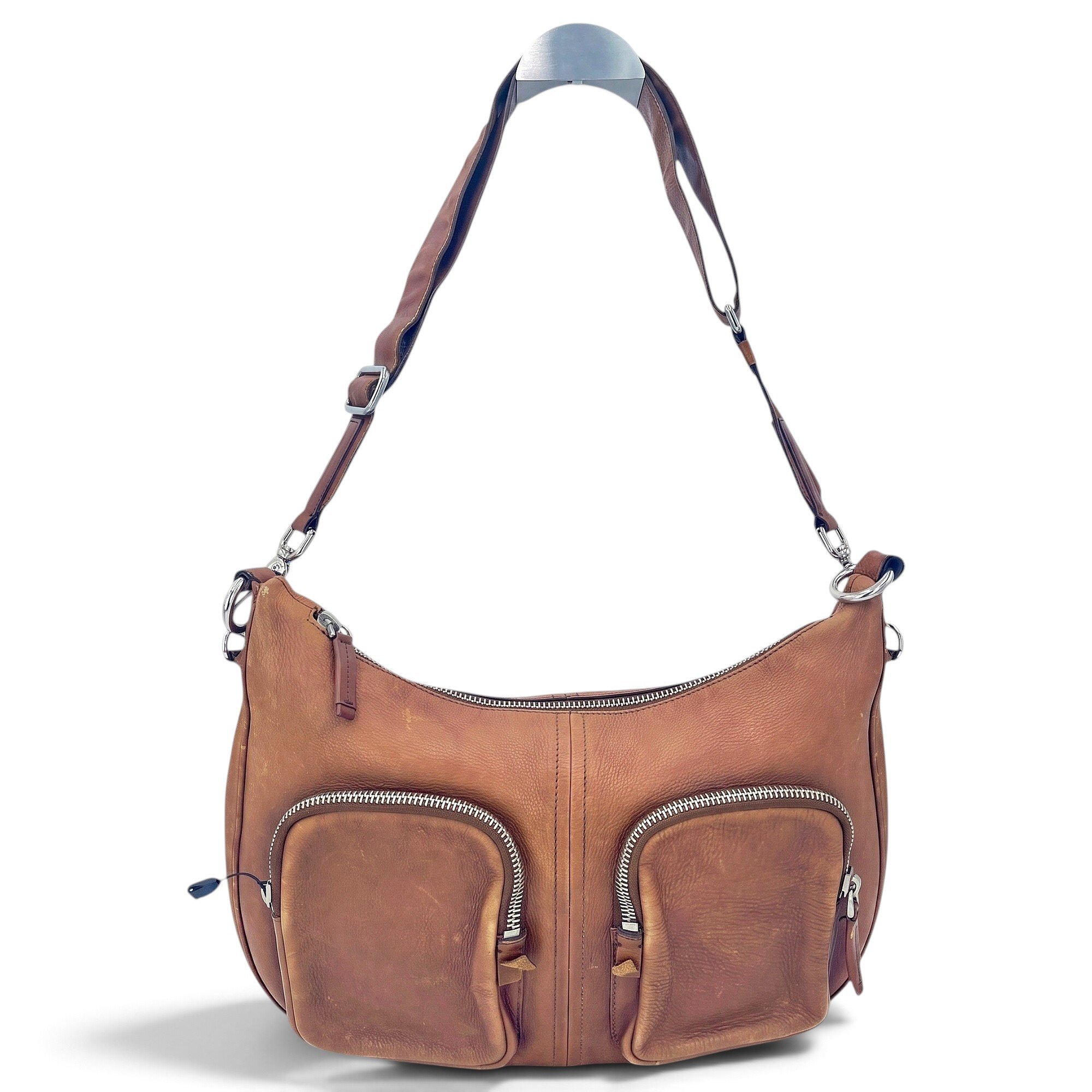 Leather crossbody bag