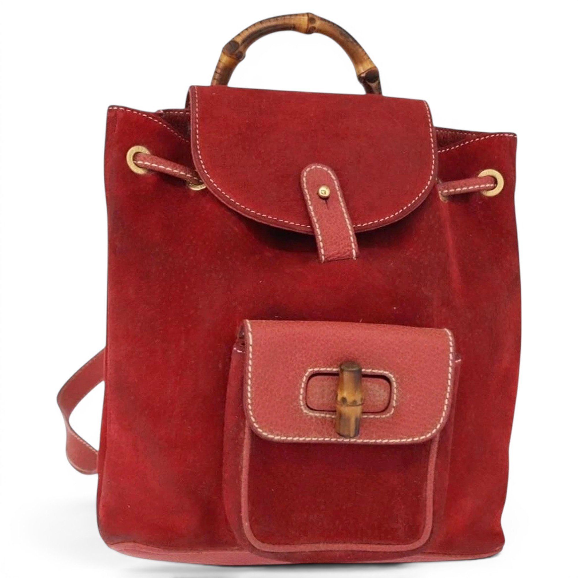 Leather backpack