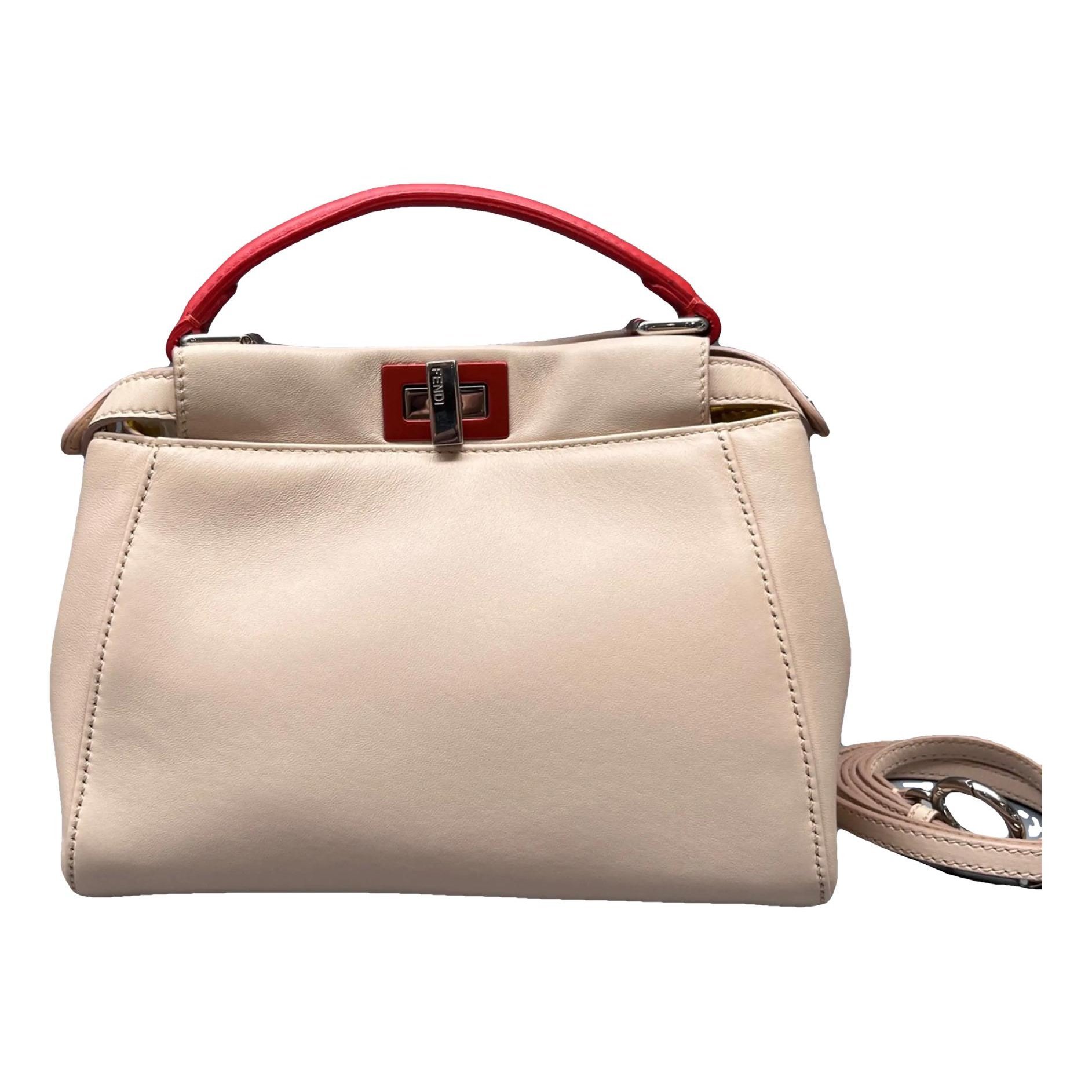 Peekaboo leather crossbody bag