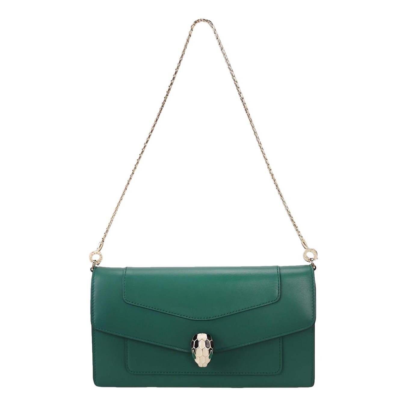 Serpenti leather handbag