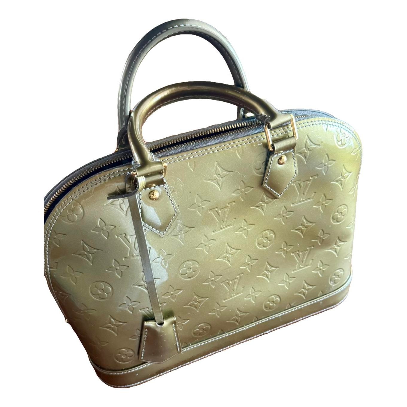 Alma patent leather handbag