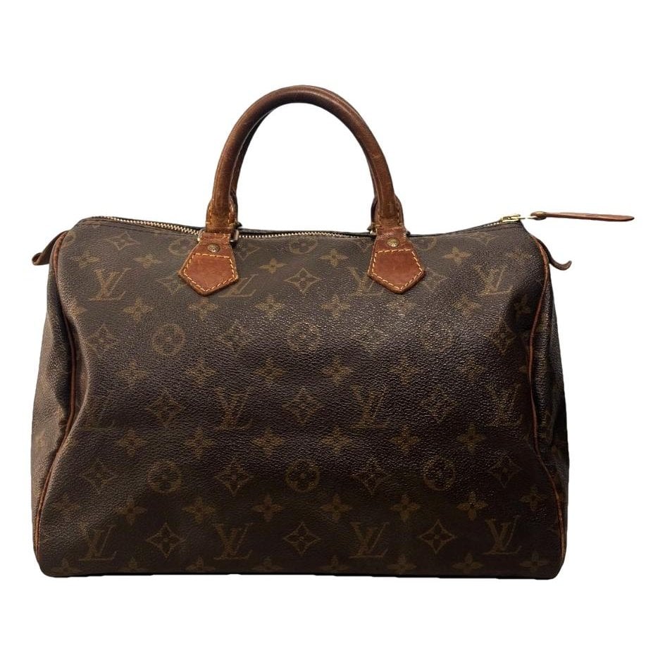 Speedy leather handbag