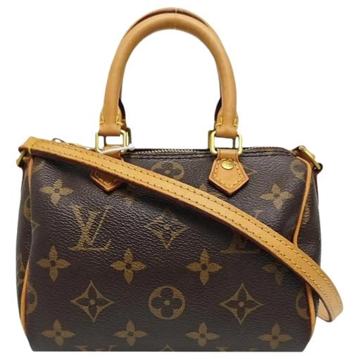 Nano Speedy / Mini HL leather handbag