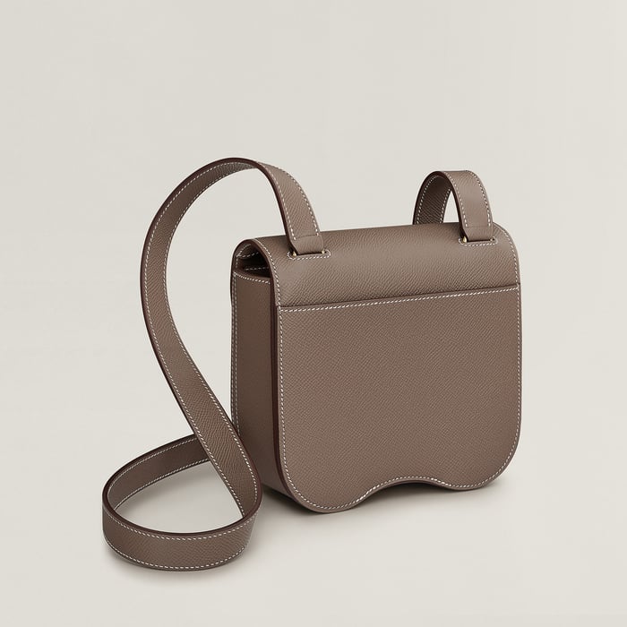 Étoupe Hermès Della Cavalleria Mini Bag