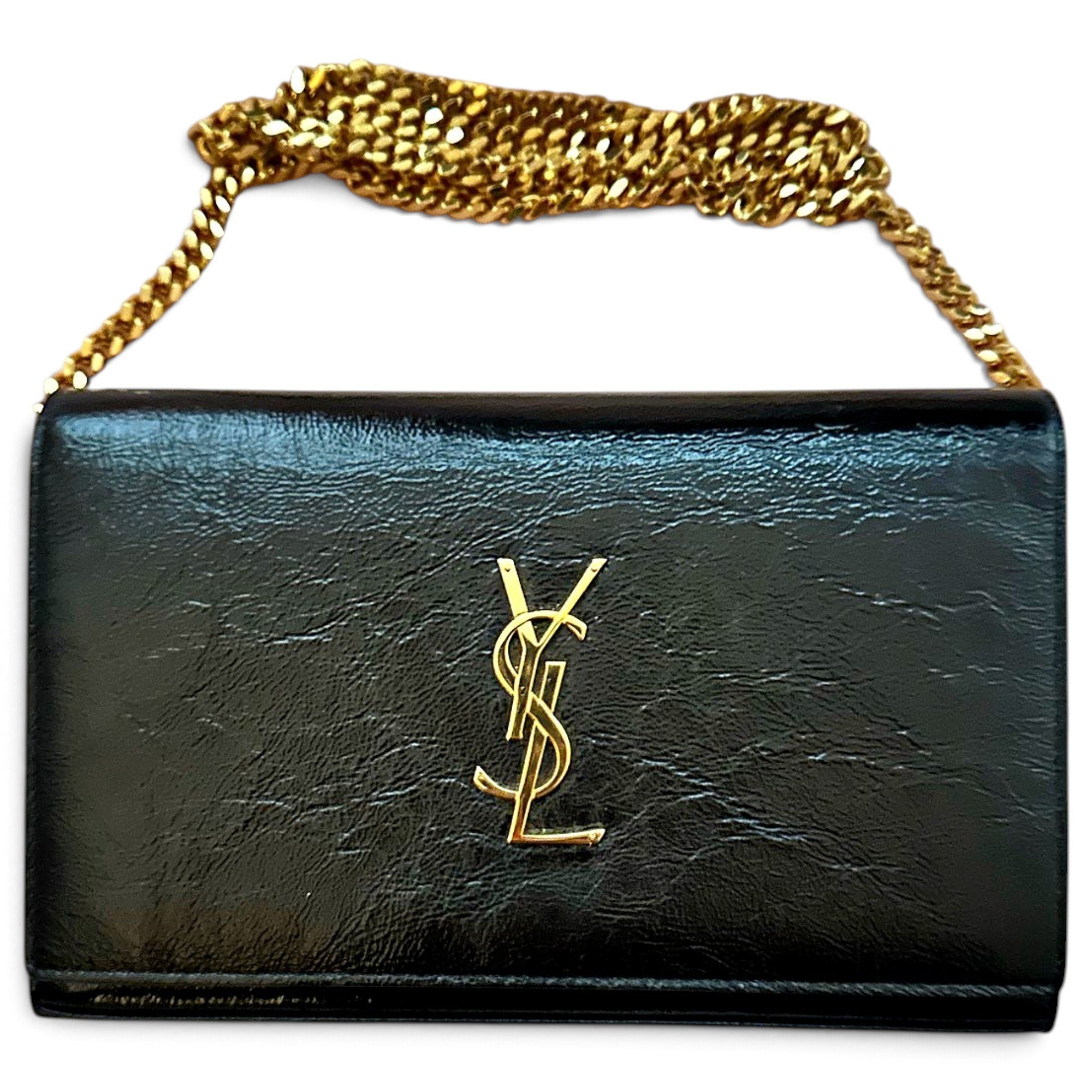 Sunset patent leather handbag