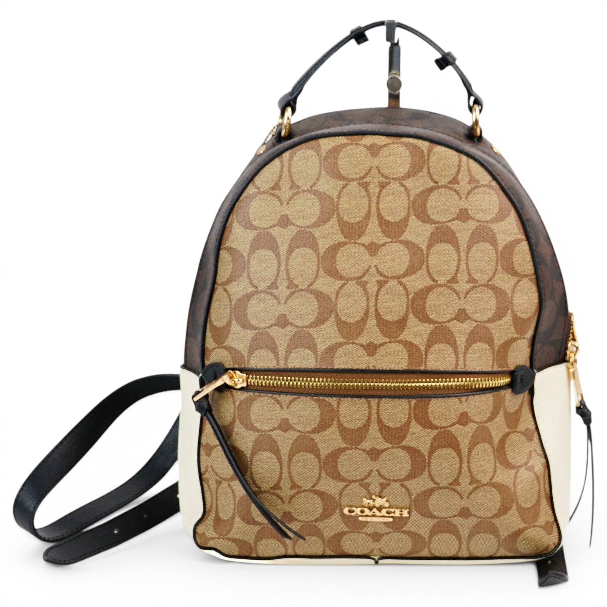 Leather backpack