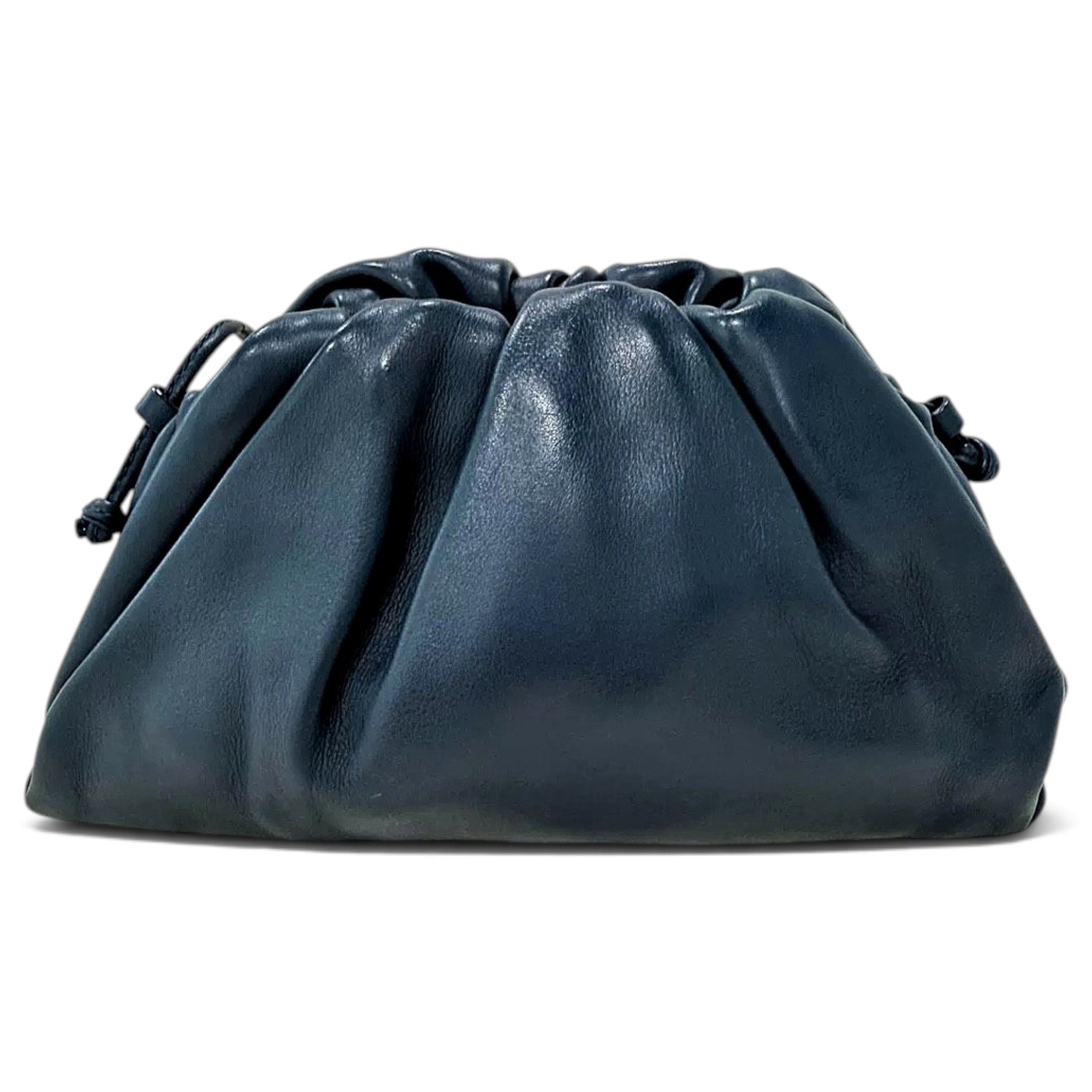 Pouch leather handbag