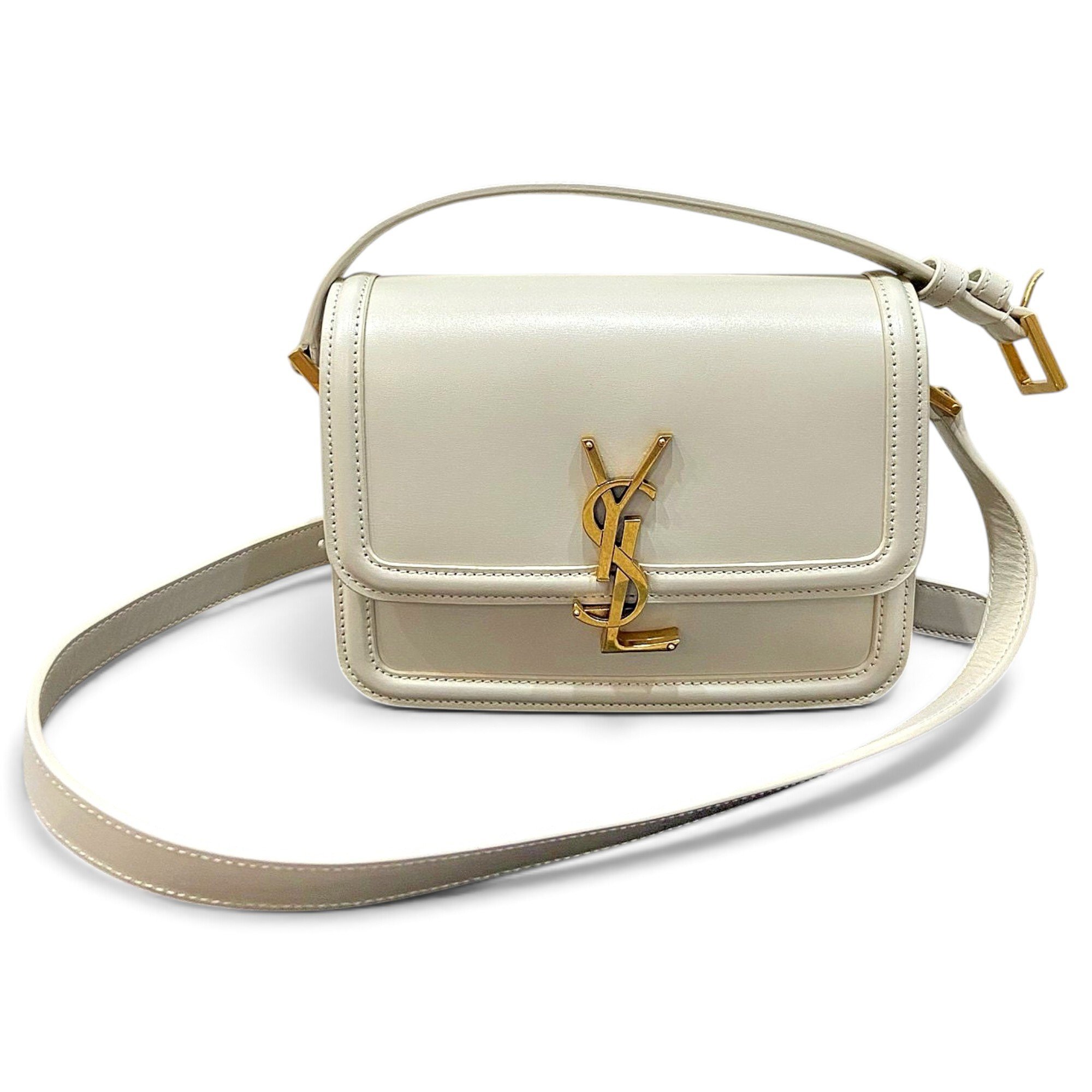 Solférino leather handbag