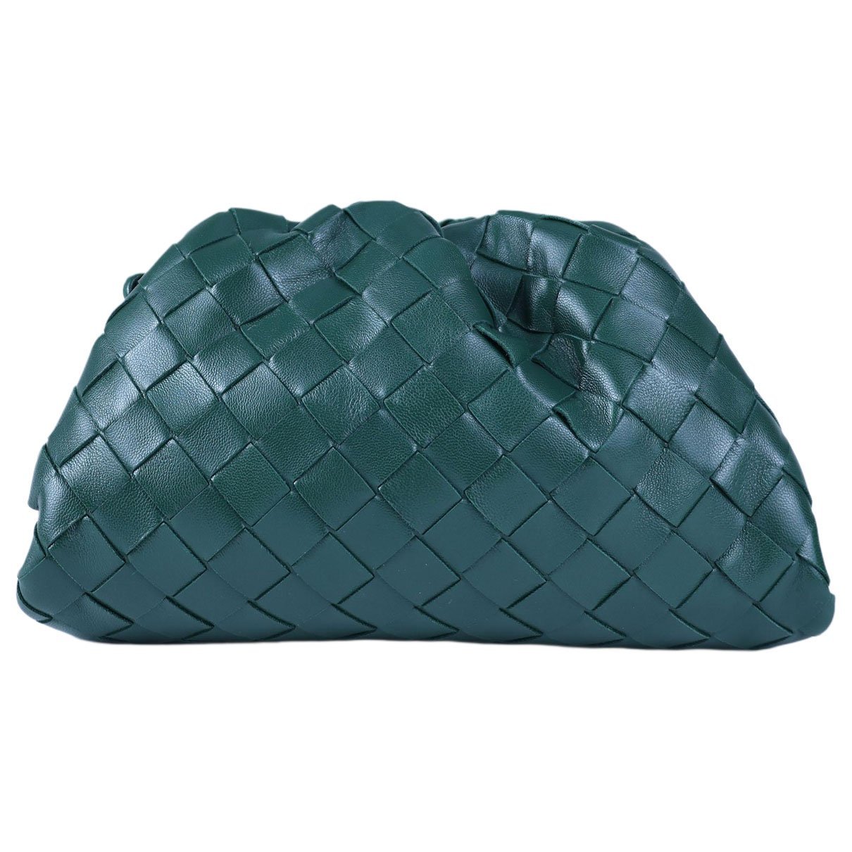 Pouch leather clutch bag