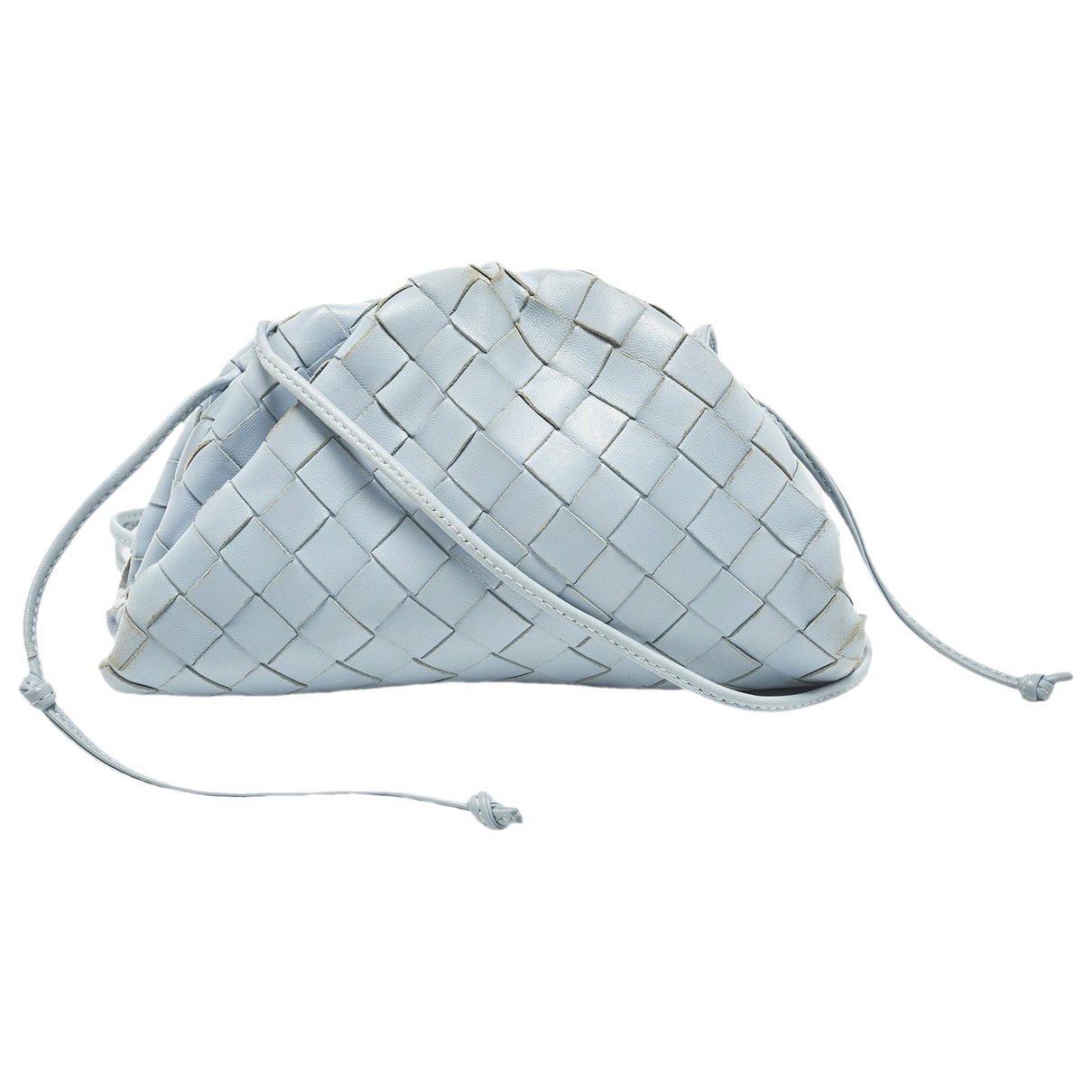 Pouch leather clutch bag