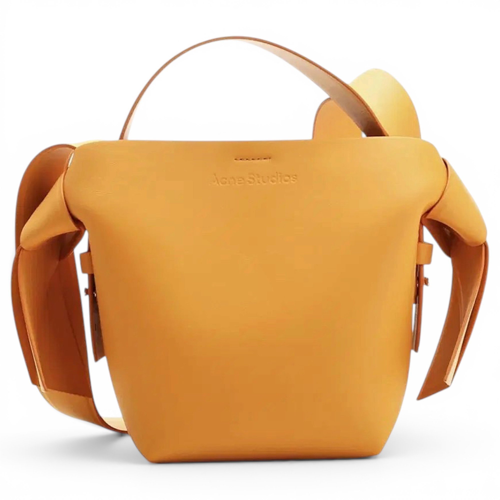 Musubi leather handbag