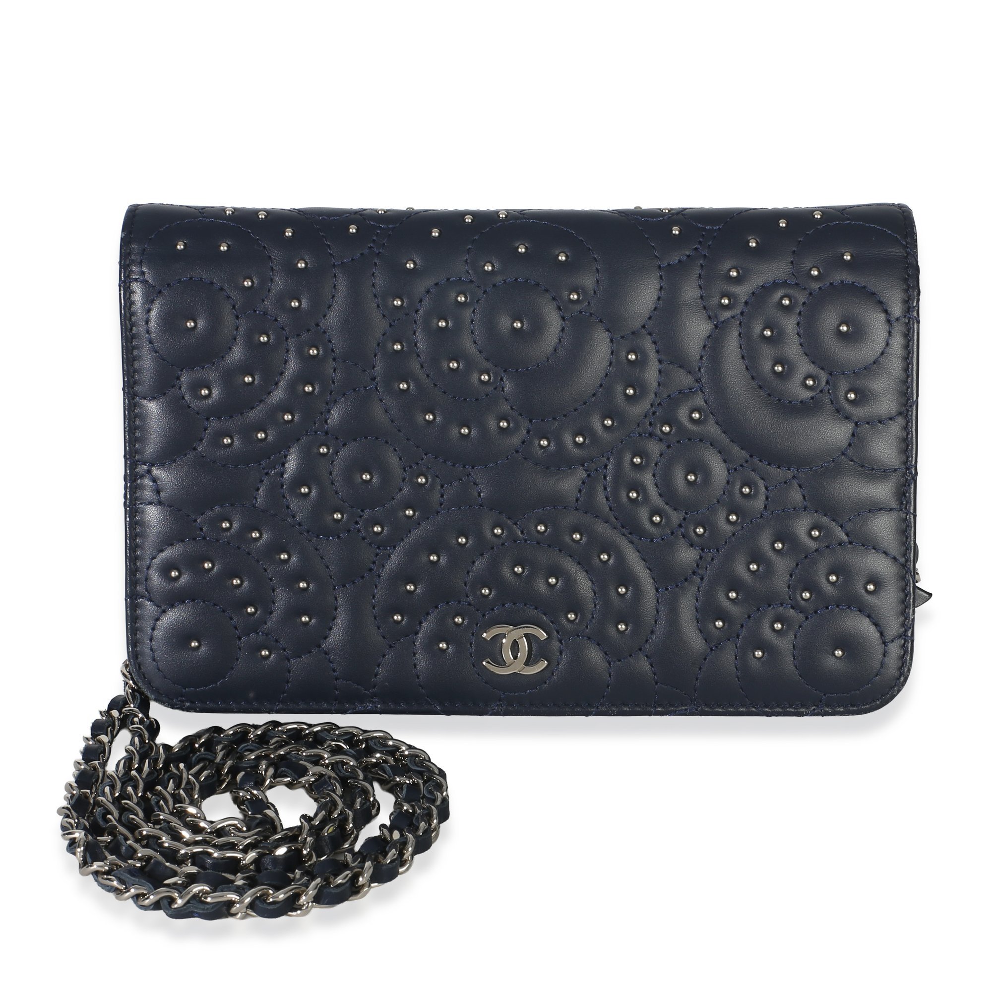 Wallet On Chain leather handbag
