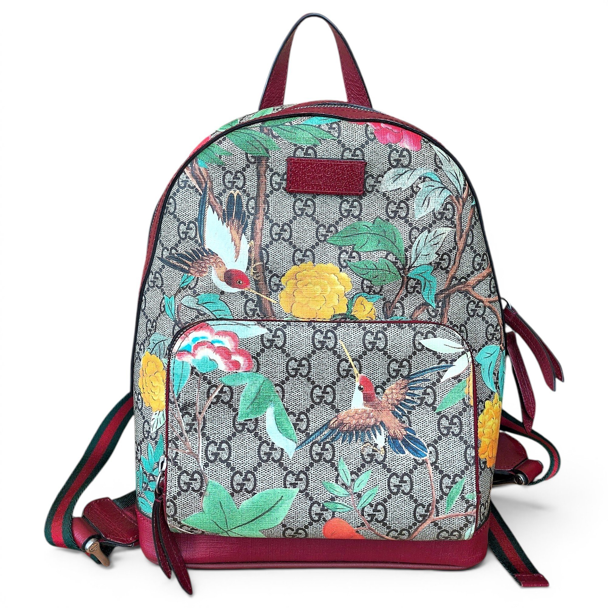 Leather backpack