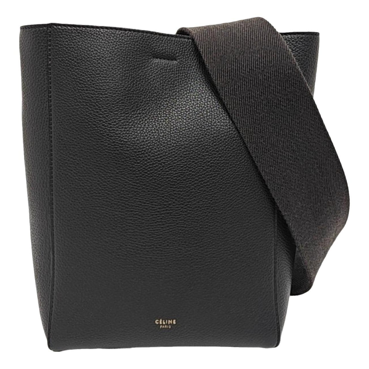 Seau Sangle leather handbag