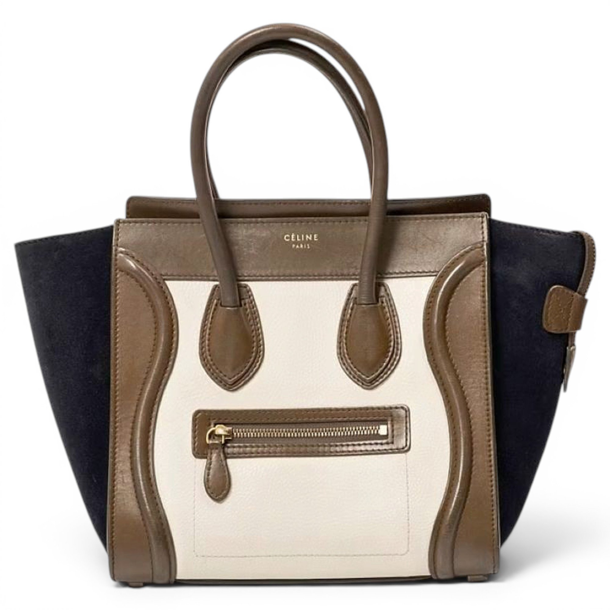 Luggage leather handbag