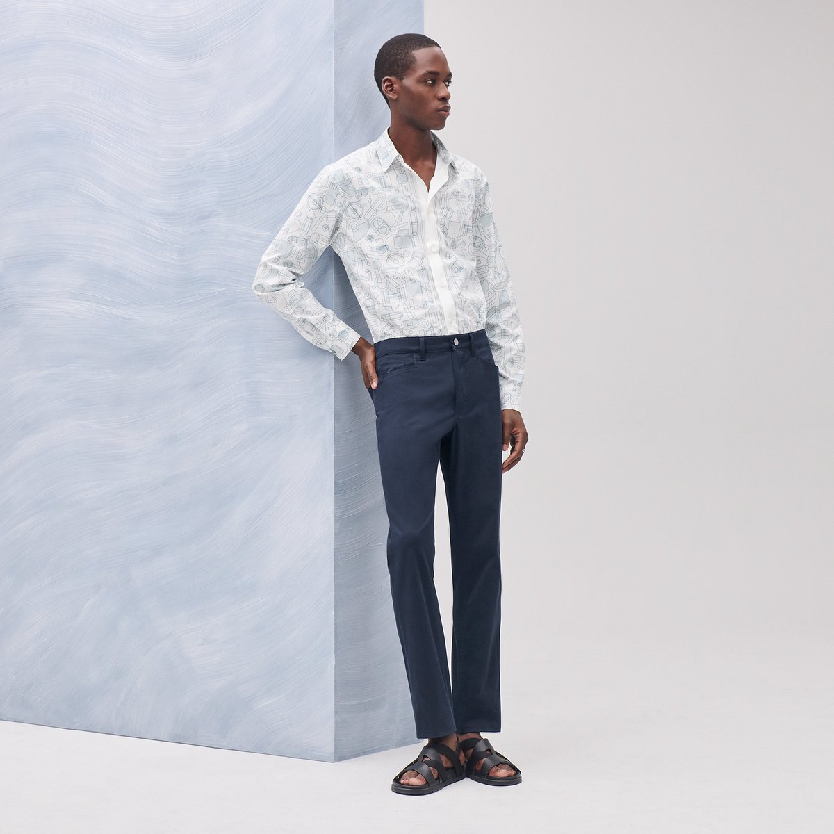 Straight cut jeans