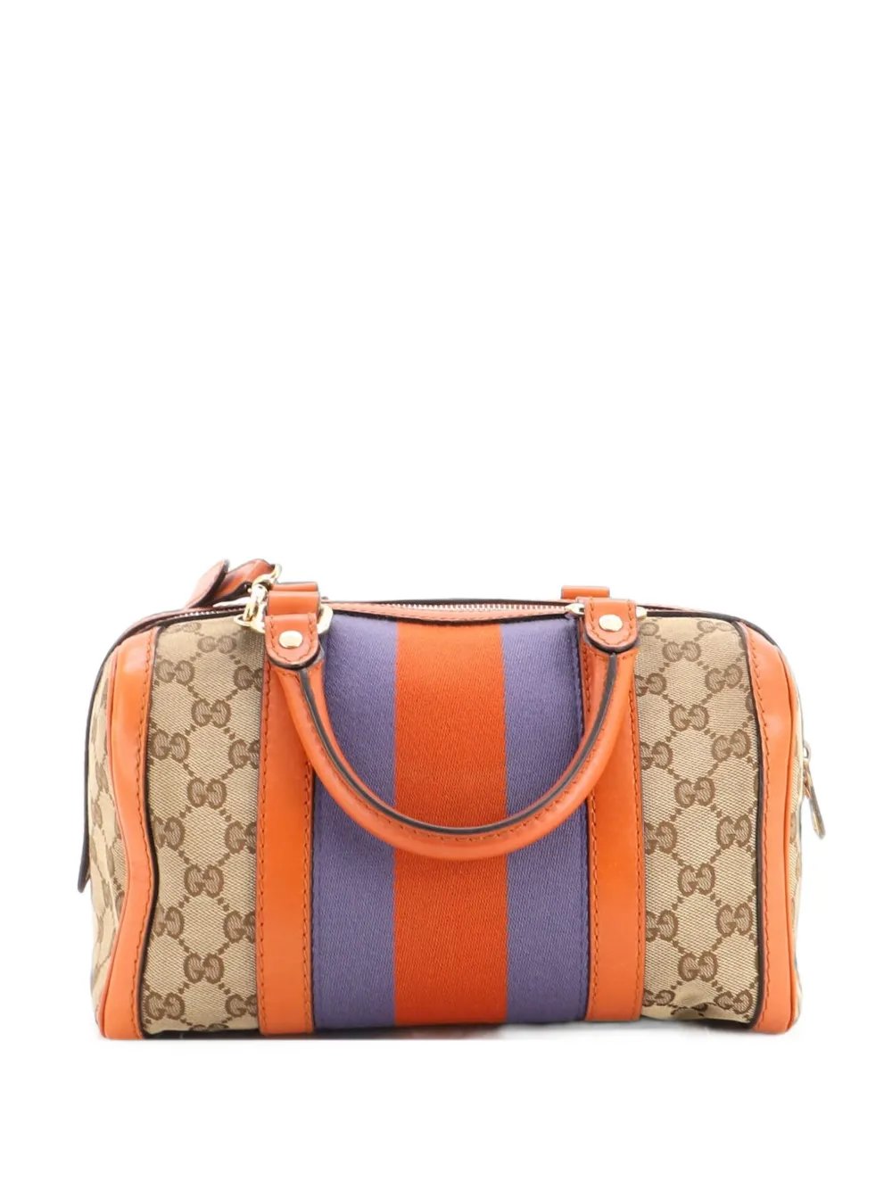 Vintage Web Boston Bag GG Canvas Small satchel