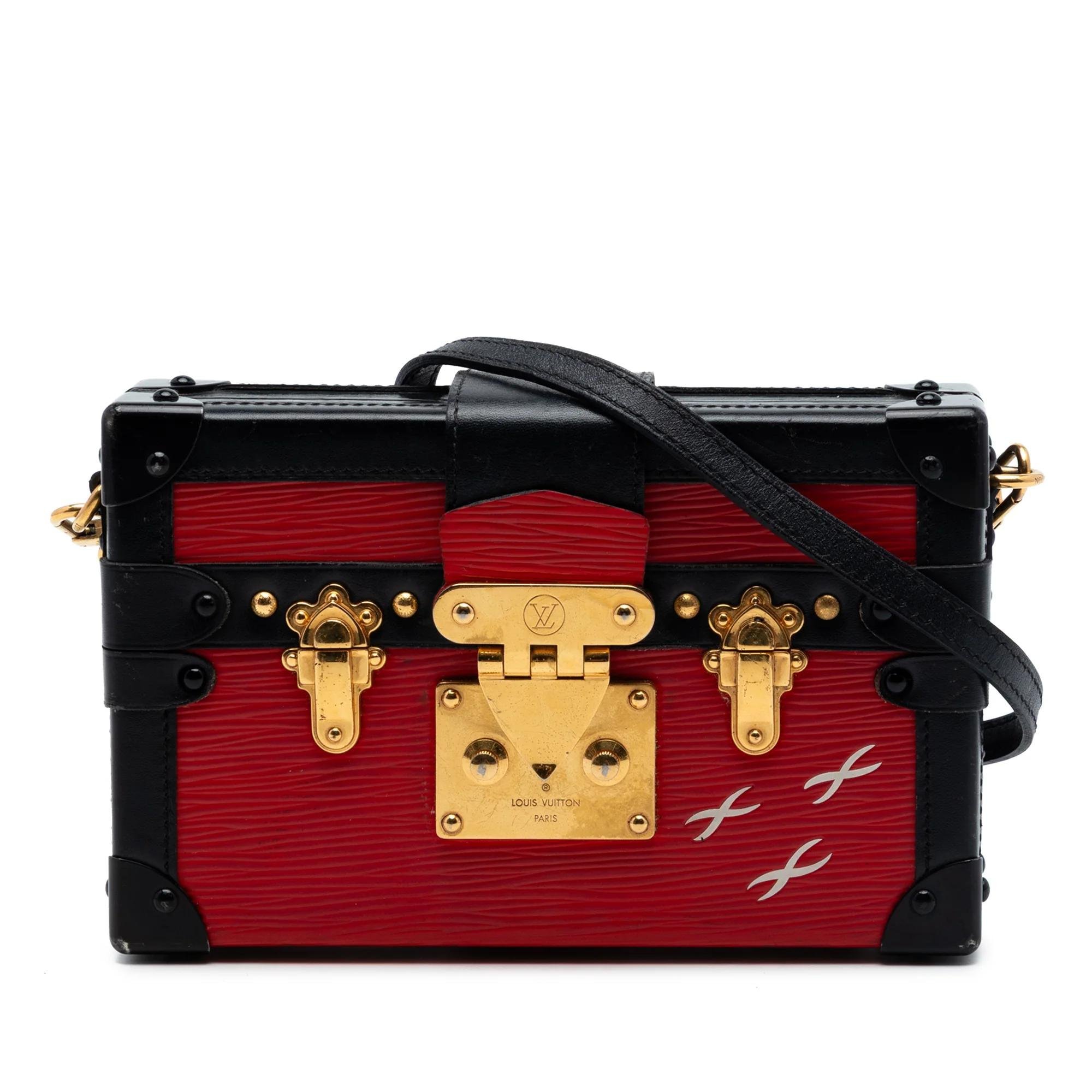 Louis Vuitton Petite Malle leather handbag