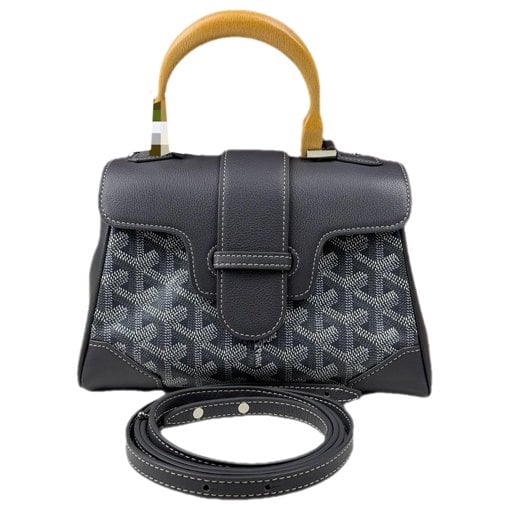 Goyard Saïgon leather handbag