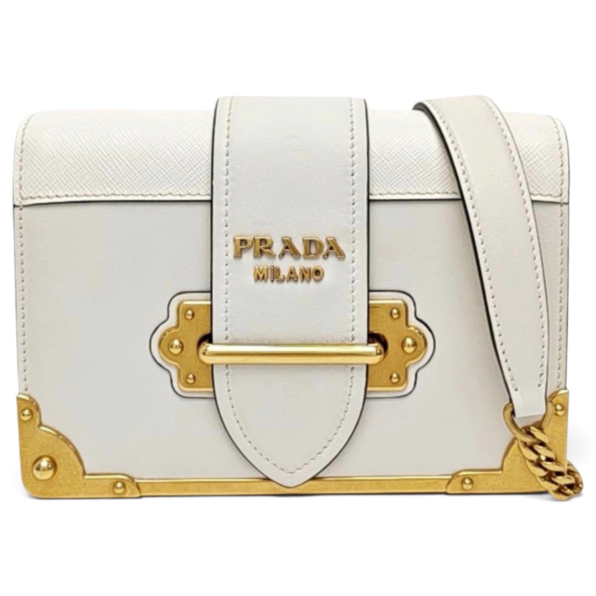 Cahier leather handbag