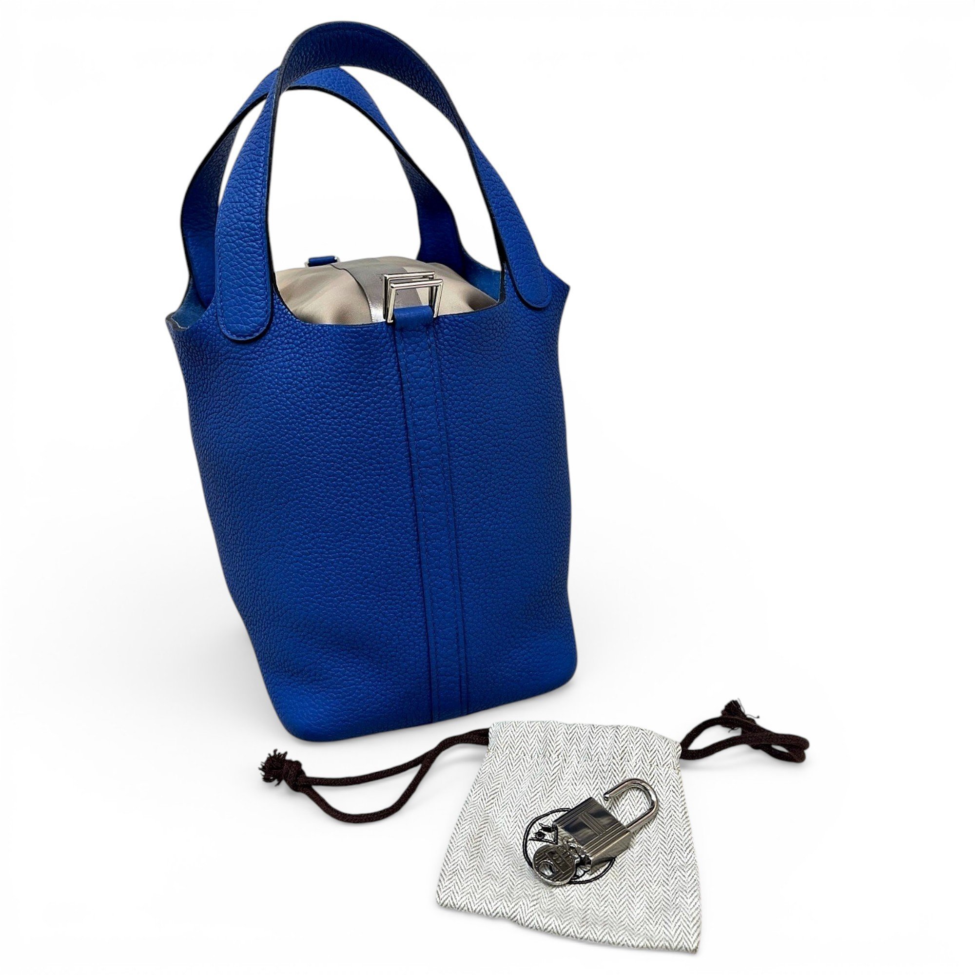 Picotin leather handbag