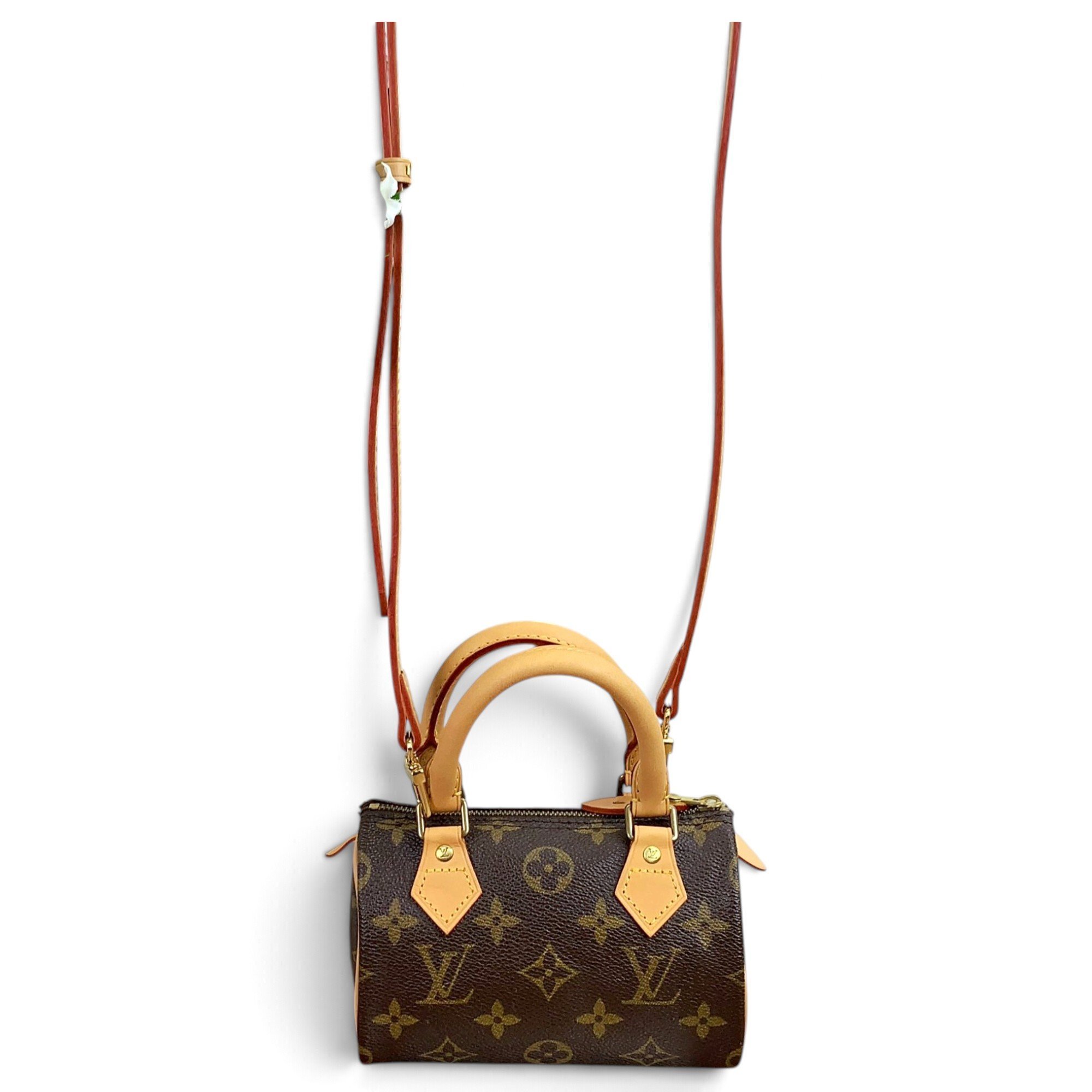Nano Speedy / Mini HL leather crossbody bag