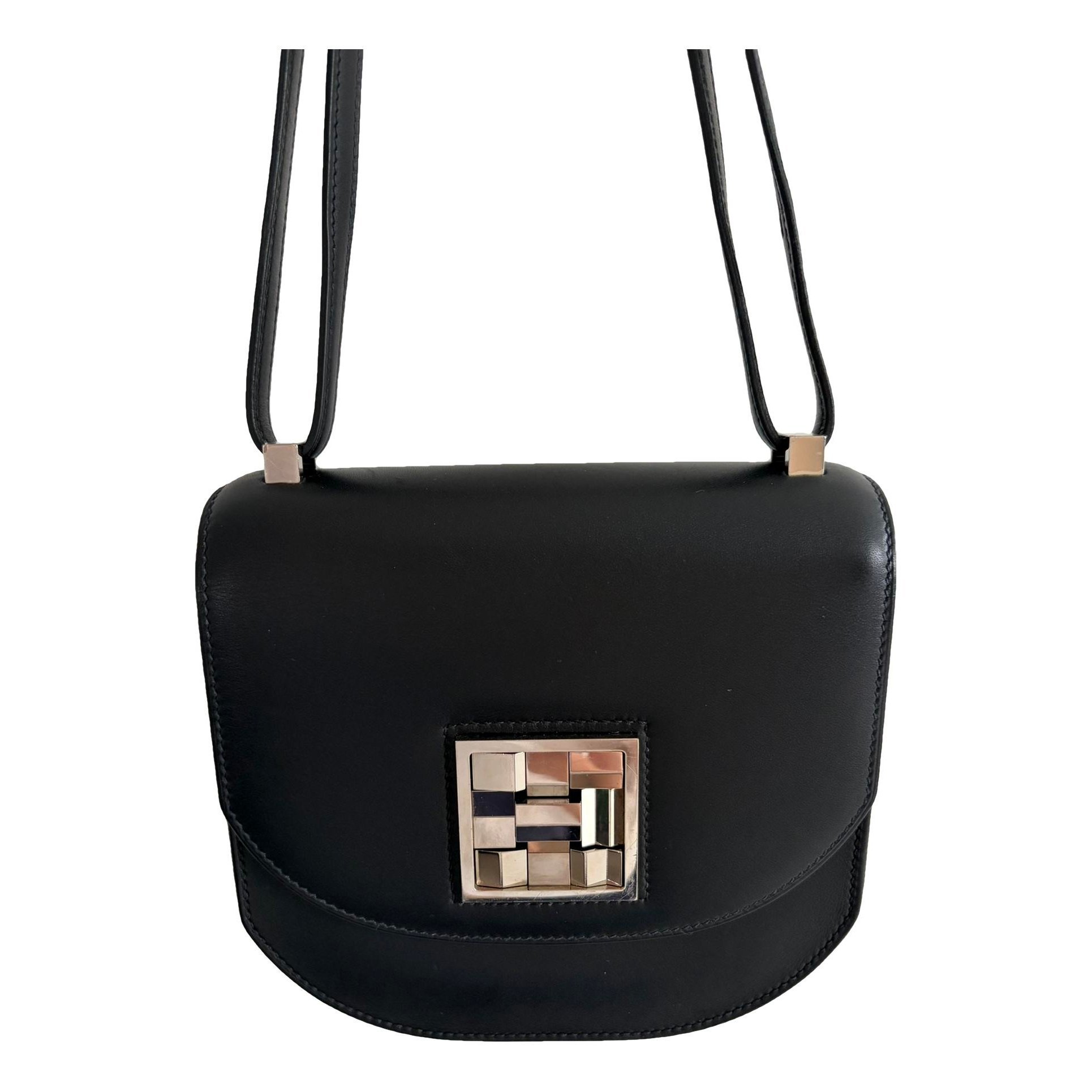Mosaïque leather handbag