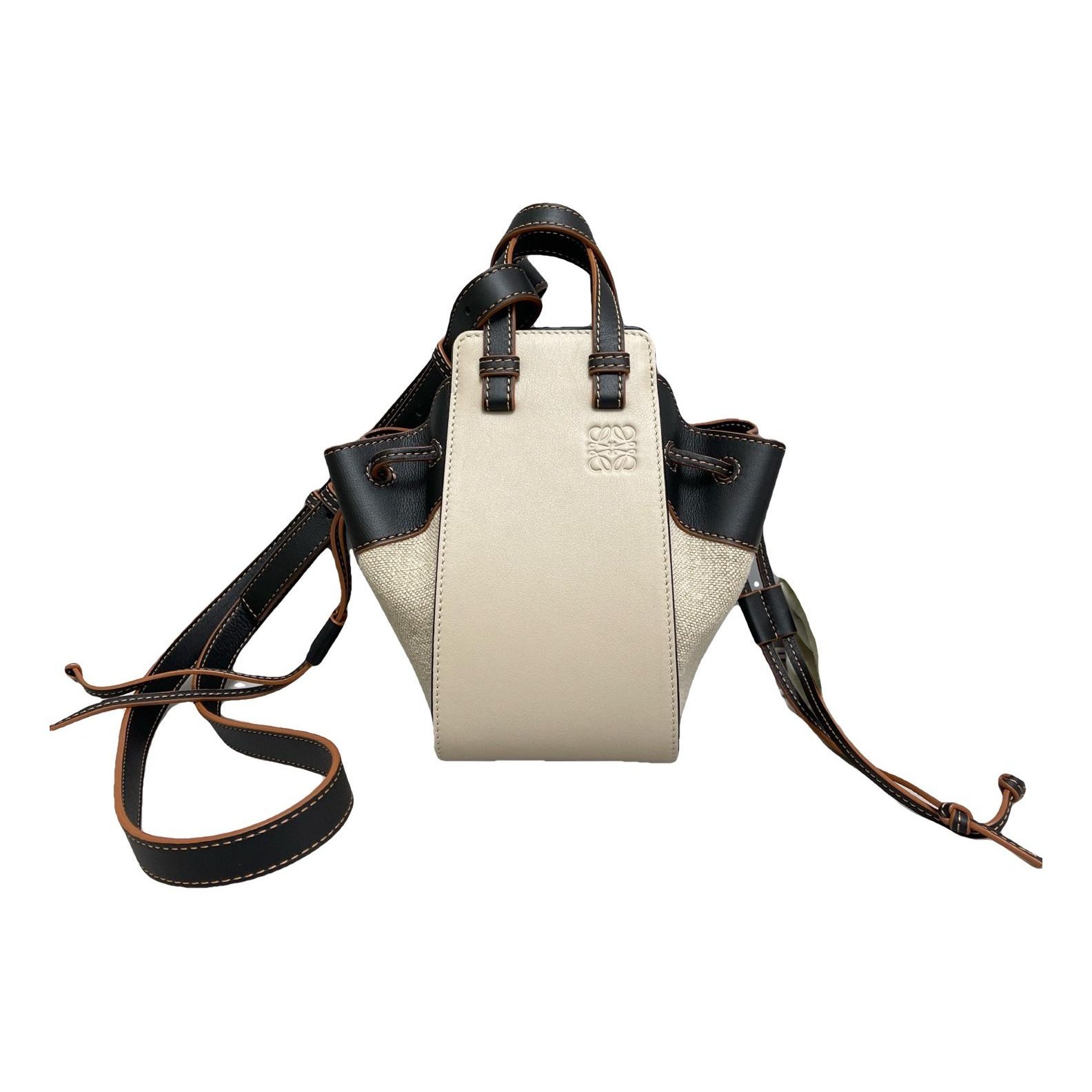 Hammock leather handbag
