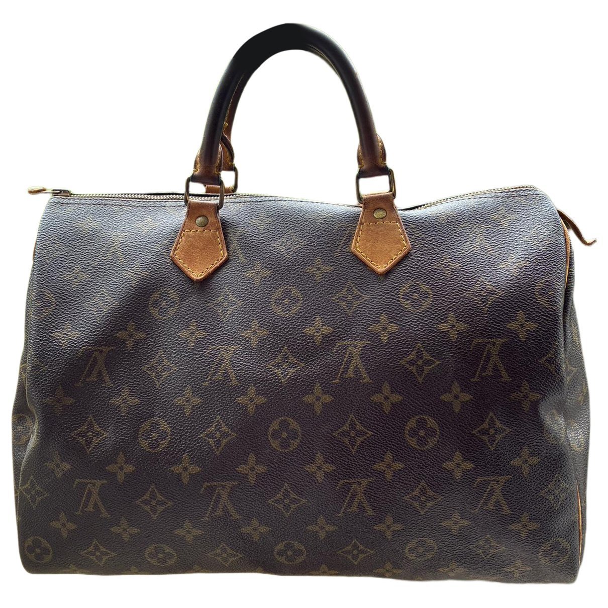 Speedy patent leather handbag