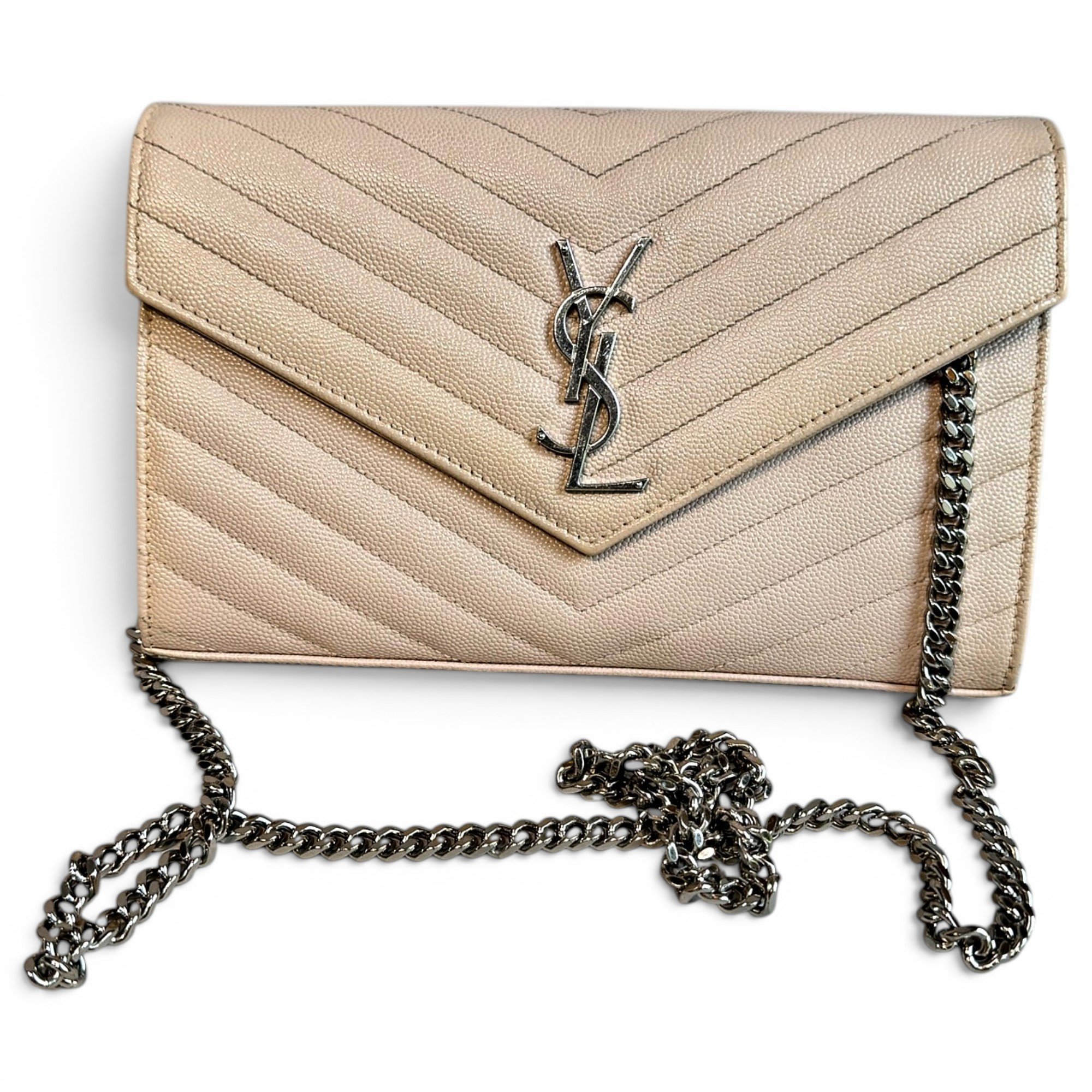 Baby monogramme leather handbag