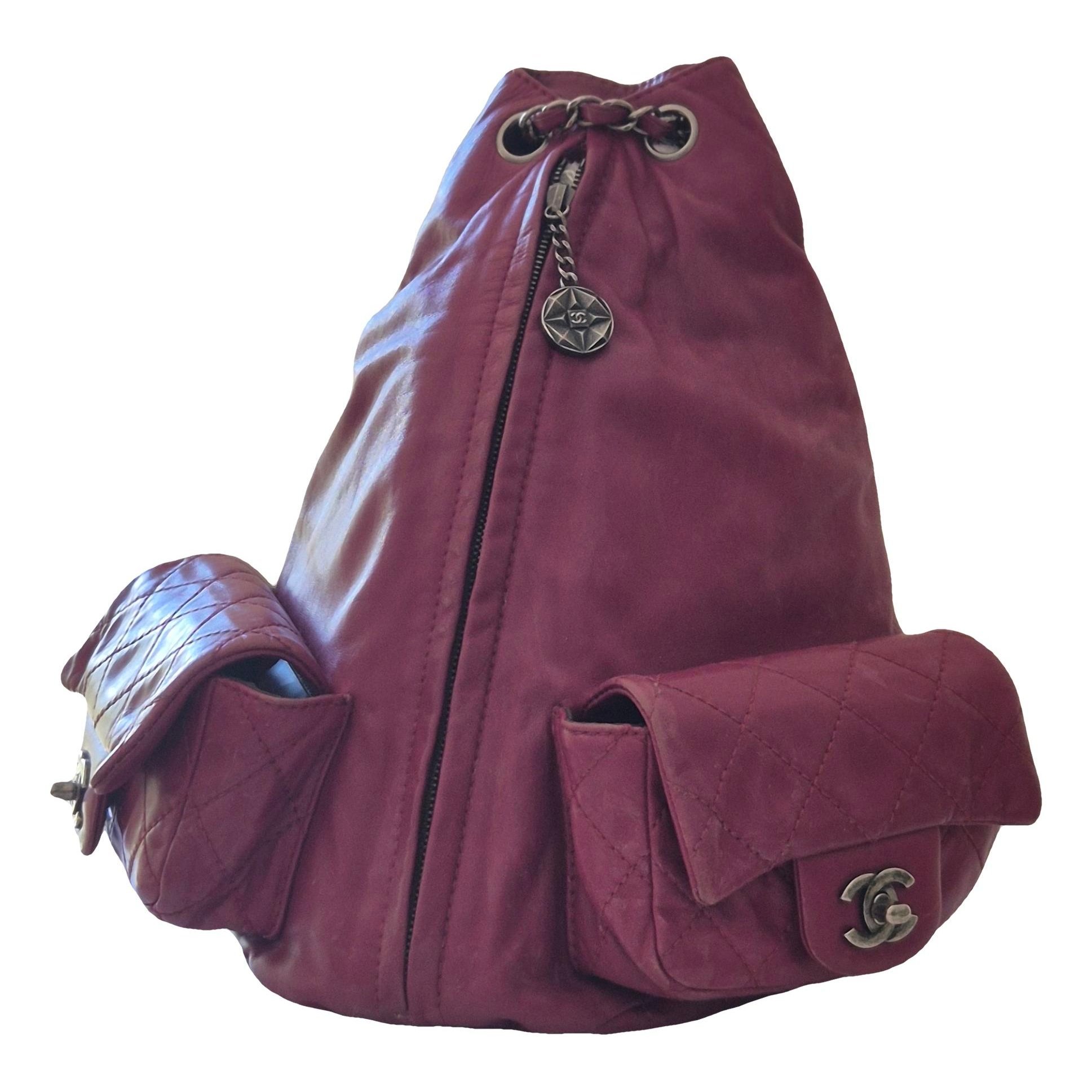 Timeless/Classique Chain leather backpack