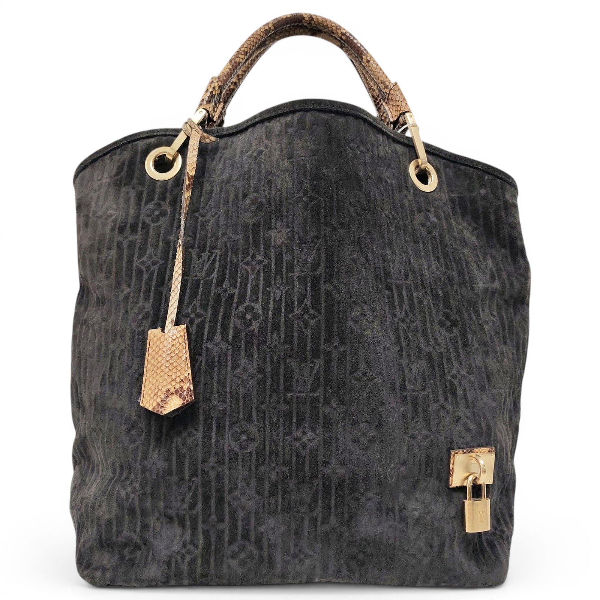 Whisper velvet handbag